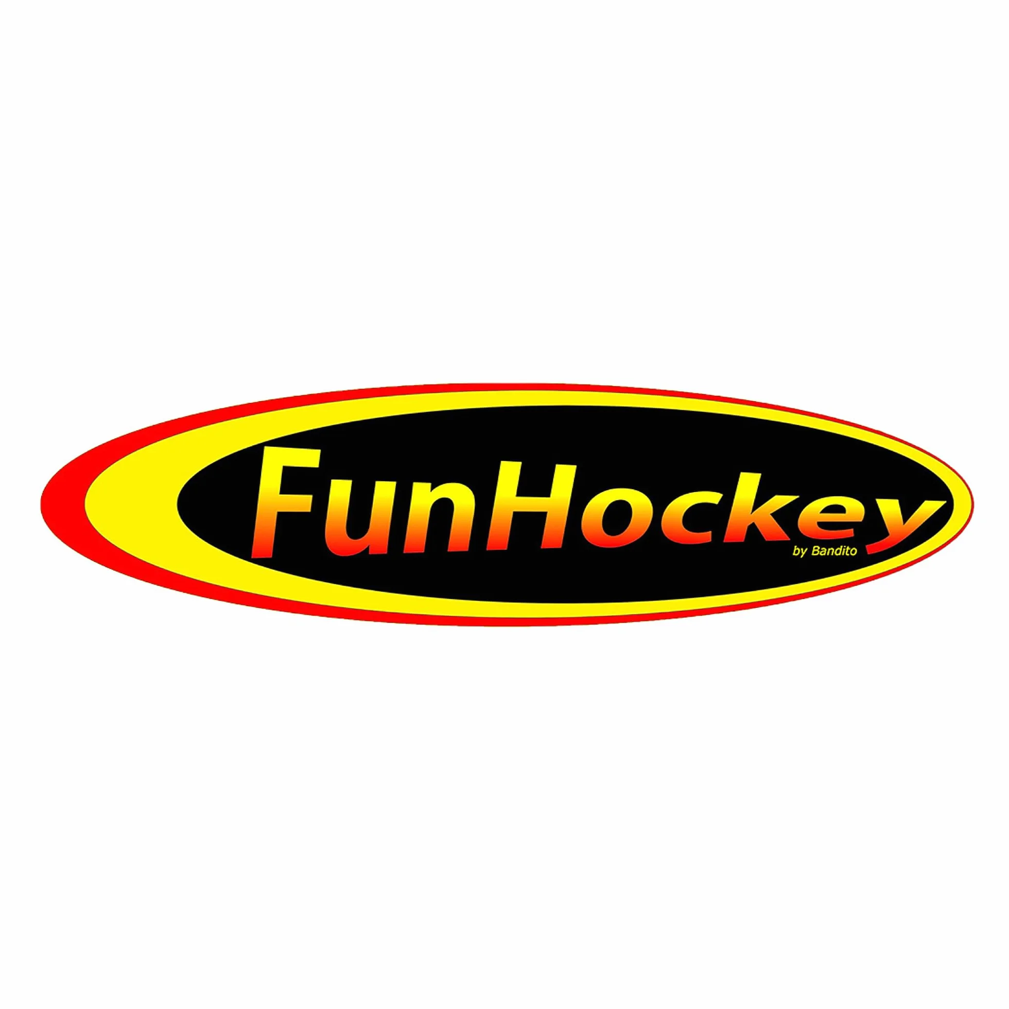Bandito FunHockey Set racchette palline bambini floorball street hockey outdoor rosso giallo