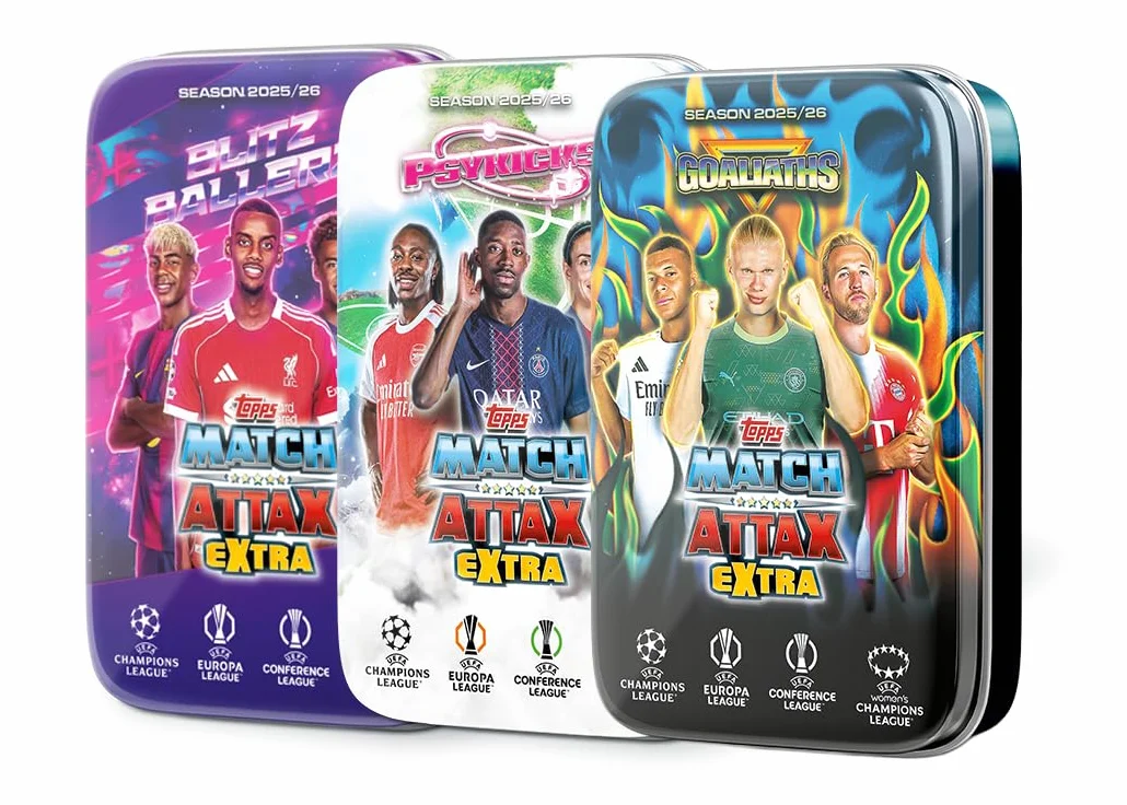 Topps UCC Match Attax Extra 2026 Mega Tin Bundle