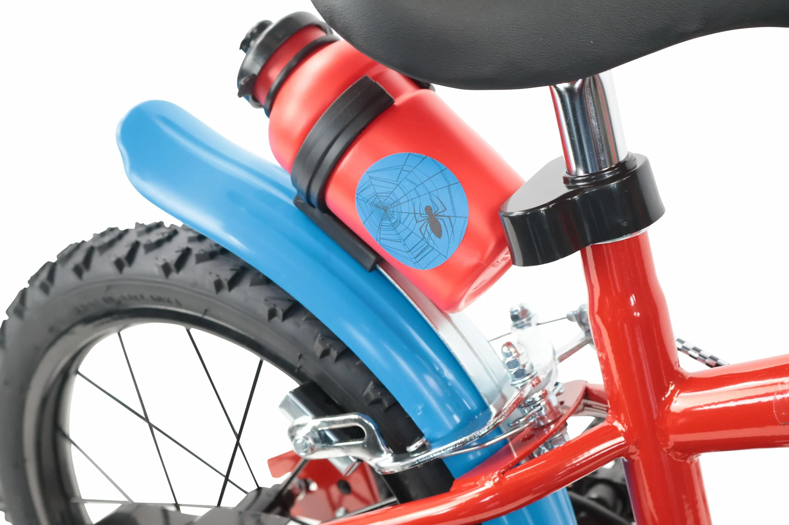Denver Bike Bicicletta Bambino 14 Pollici Spiderman 3-5 Anni Rotelle Removibili Freni Caliper Telaio Acciaio