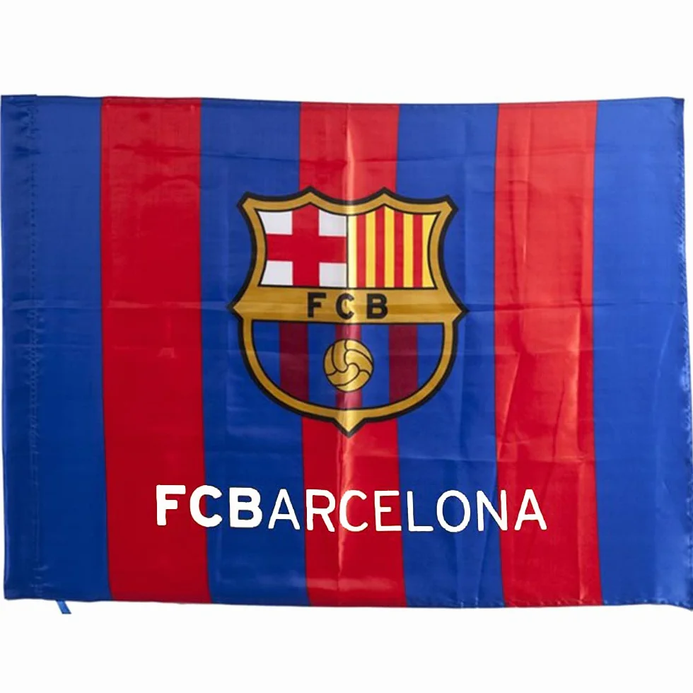 Bandiera Ufficiale Blaugrana 75x50 cm con Scudetto