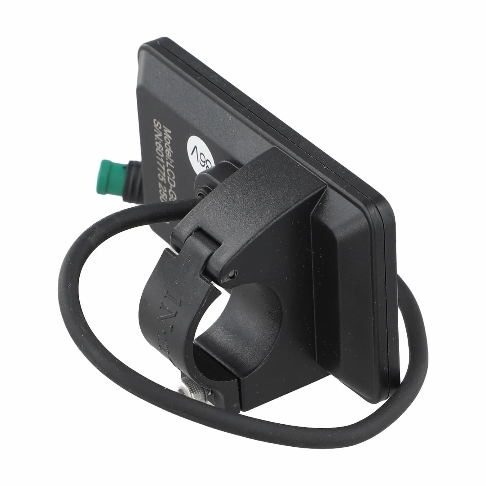 Schermo LCD per bicicletta elettrica 24V 36V 48V connettore impermeabile 5 pin monitor digitale velocità chilometraggio batteria