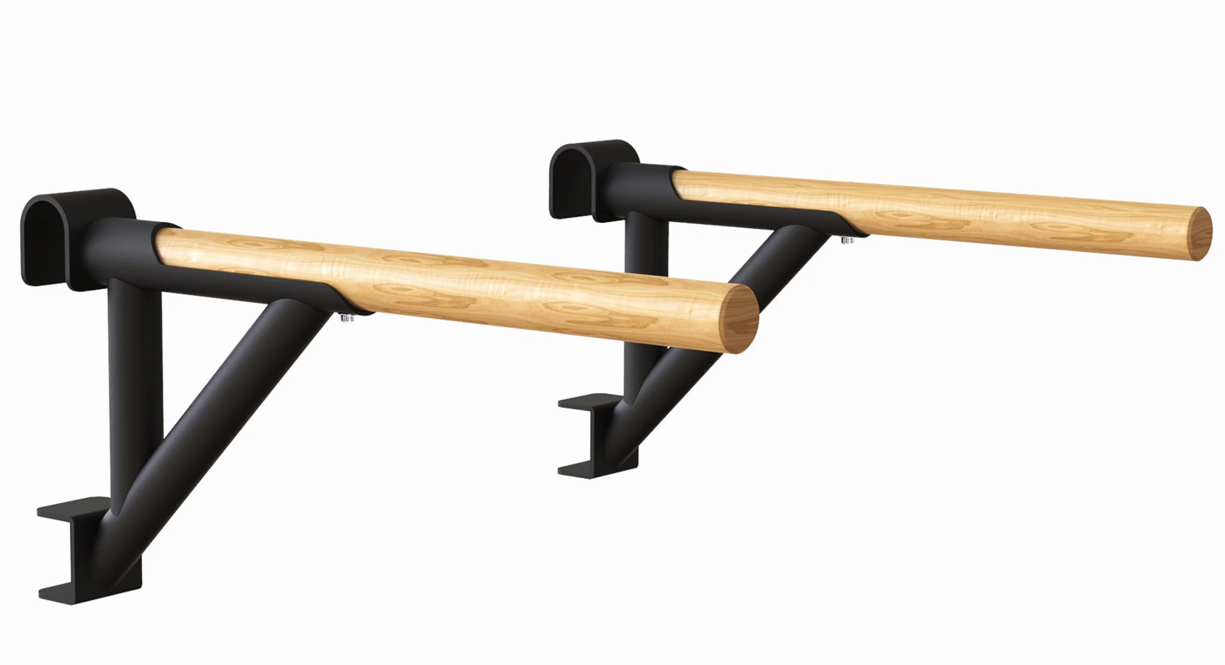 Spalliera Svedese Multifunzionale in Legno e Acciaio JK FITNESS Barra per Trazioni Prese Dip