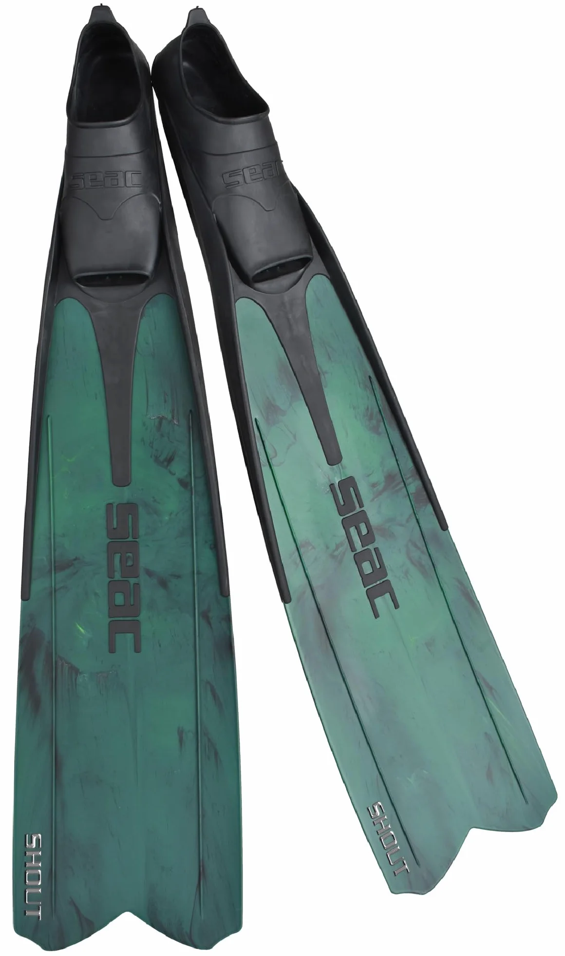 SEAC Shout Pinne Lunghe Pesca Sub Apnea Immersioni Unisex Adulto