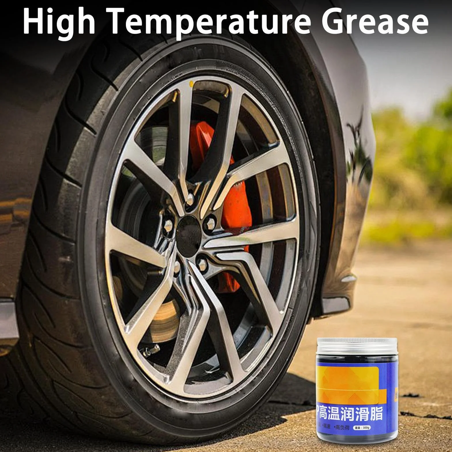 Grasso per Cuscinetti ad Alta Velocità 300g Lubrificante Alta Temperatura per Motori Catene Freni