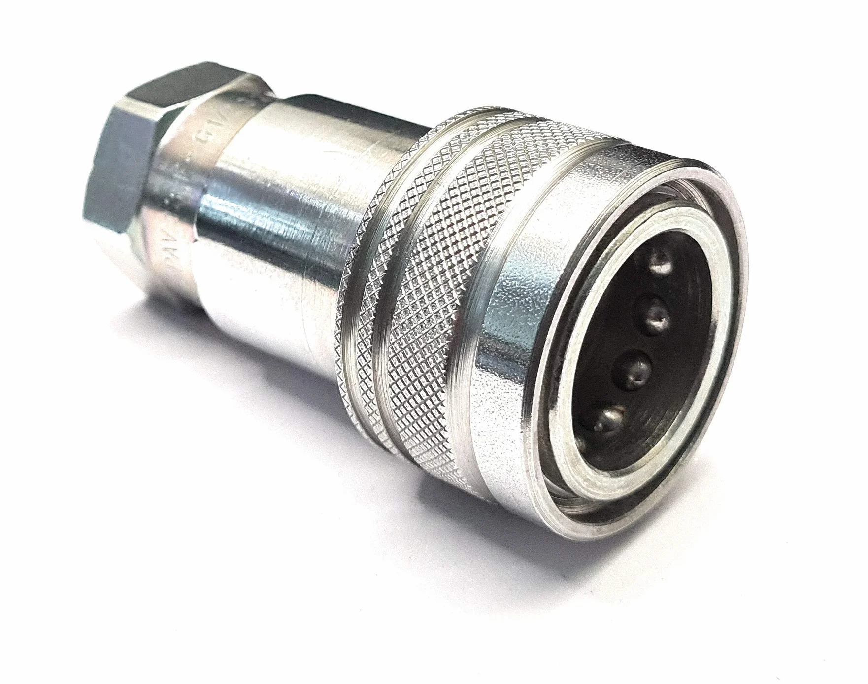 Set accoppiamenti a sgancio rapido idraulico 1/2" BSP trattore caricatore maschio femmina