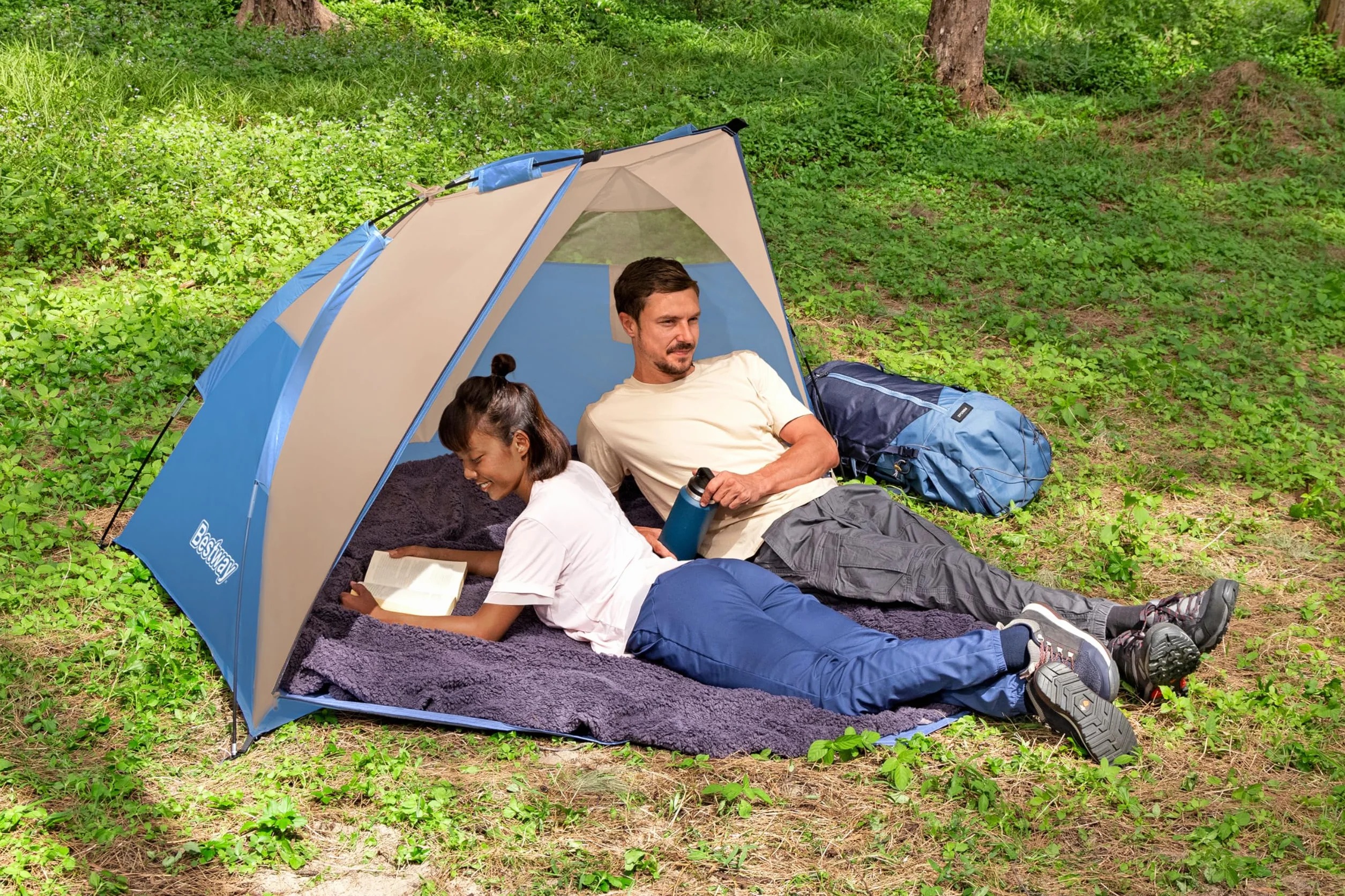 Bestway 68001-6 Tenda da spiaggia Ramble X2 per 2 persone