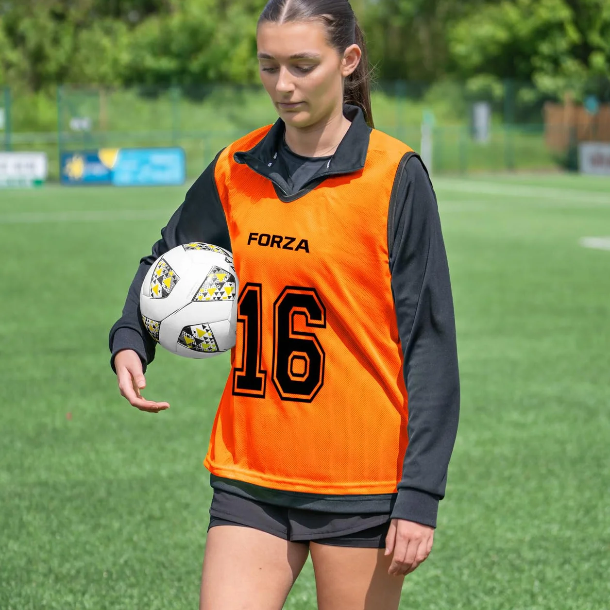 FORZA Pettorine Sportive Numerate Casacca Leggere Allenamenti Gilet Traspiranti