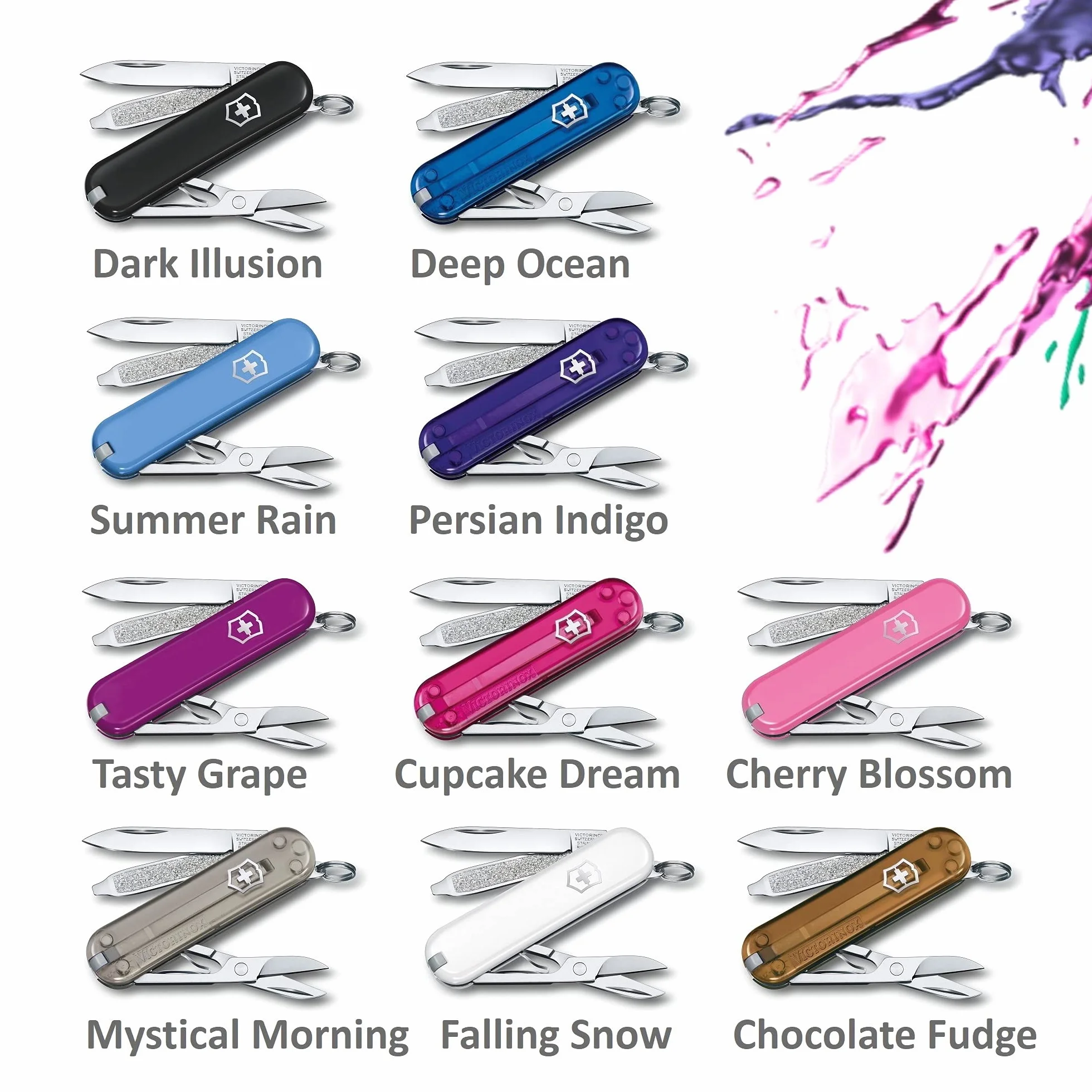 Victorinox Coltello da Tasca Classic SD 7 Funzioni Lama Forbici Lima