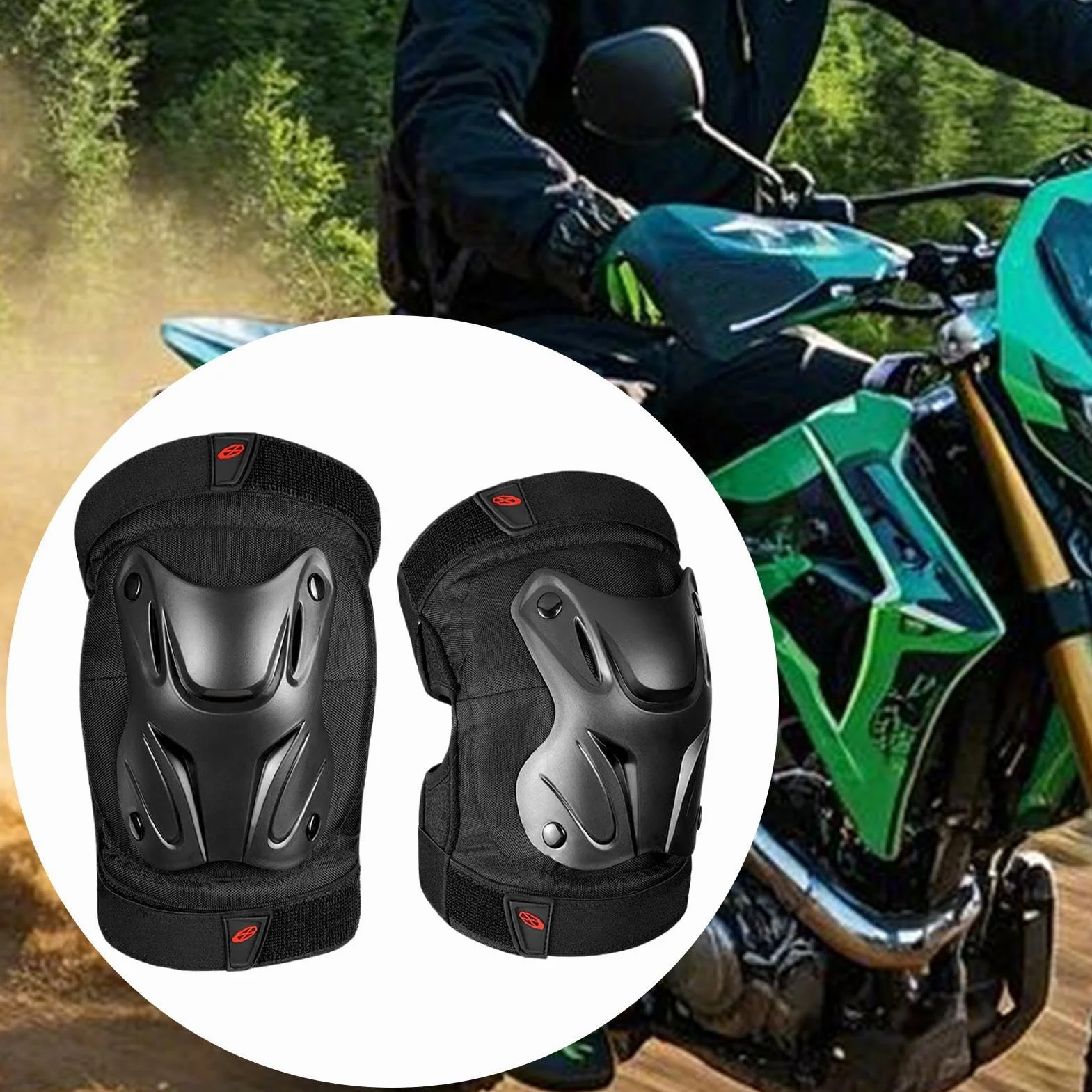Motociclo Tamps Gomito Ginocchia Protezione Moto Guardie Tibia Pad Gomito Adulti