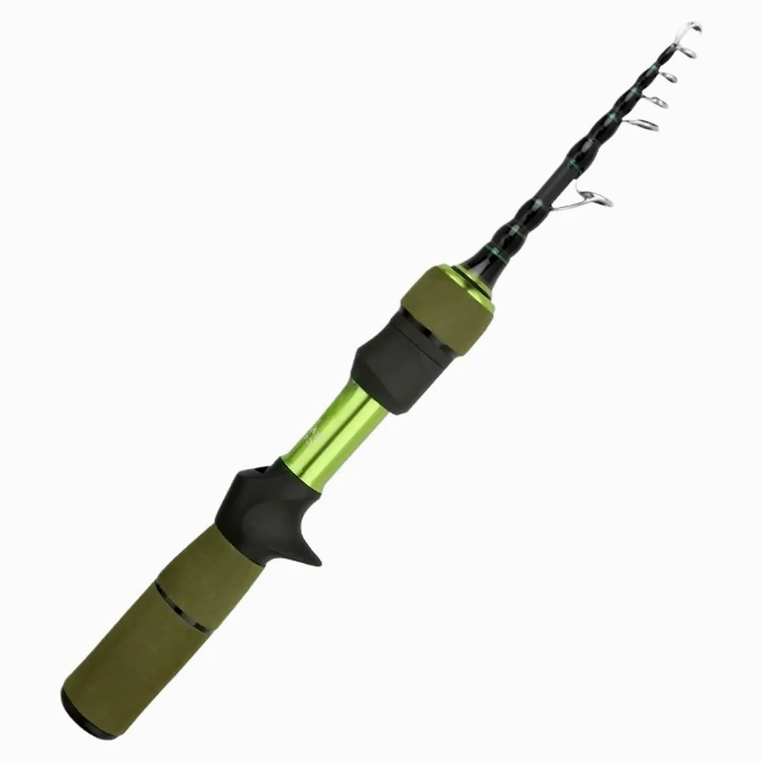 Canna da pesca telescopica in carbonio 1.8M UL Casting con accessori for attrezzatura for canna impugnatura variabile