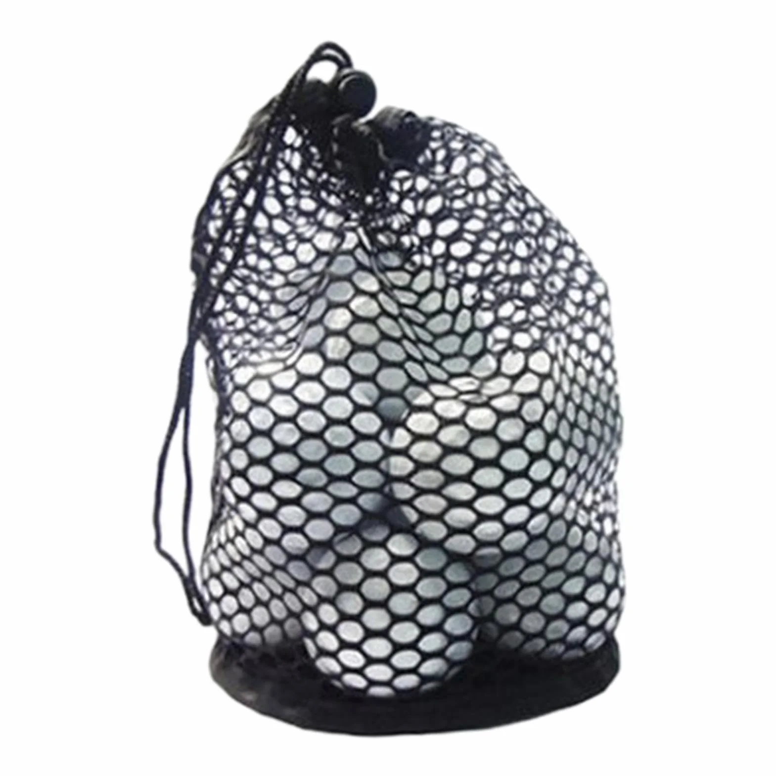 Contenitore per palline da golf in nylon con coulisse, grande capacità borsa multifunzionale