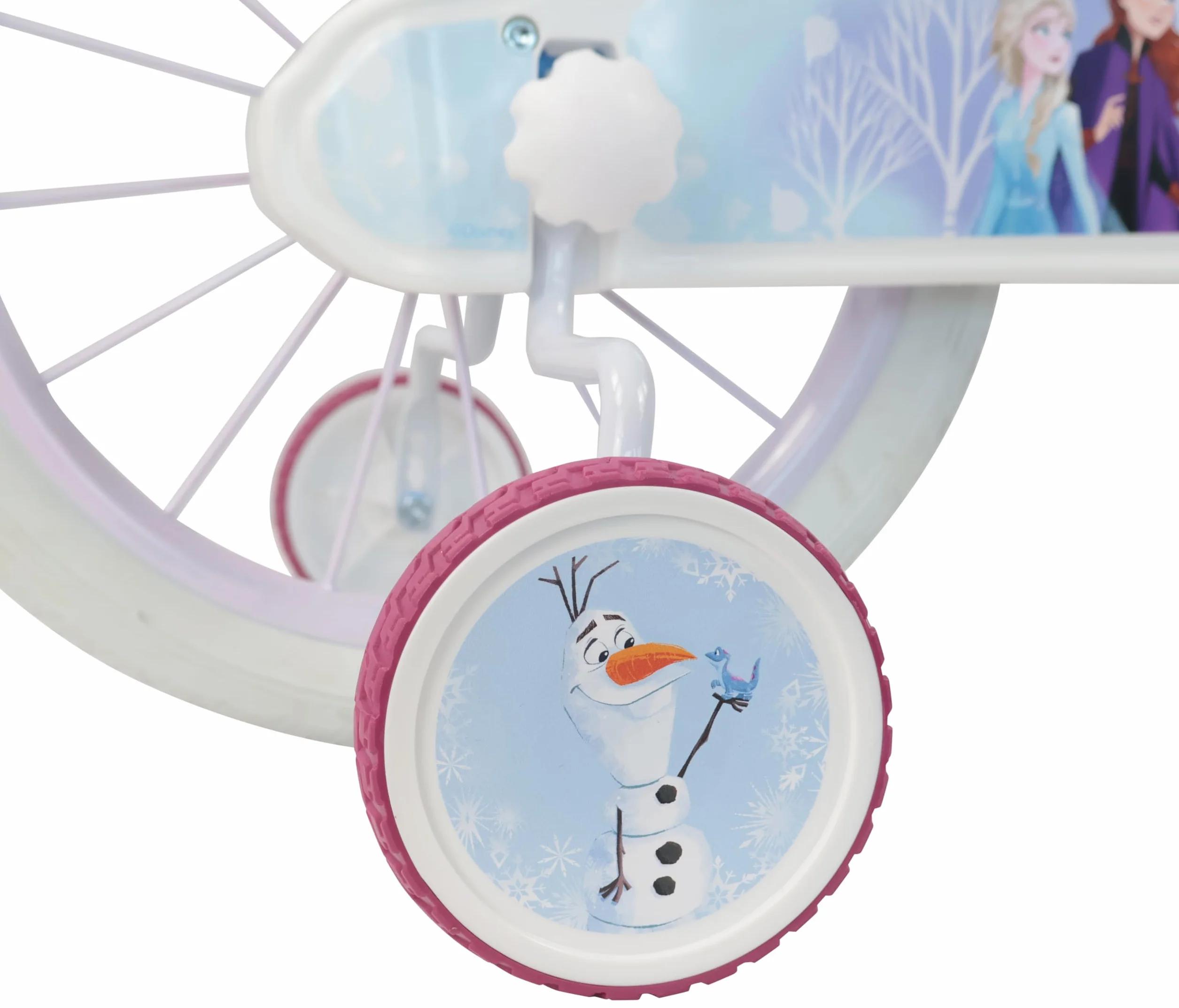 Denver Bicicletta Bambina 16 Pollici Frozen, Rotelle Rimovibili, Freni Caliper, Telaio Acciaio