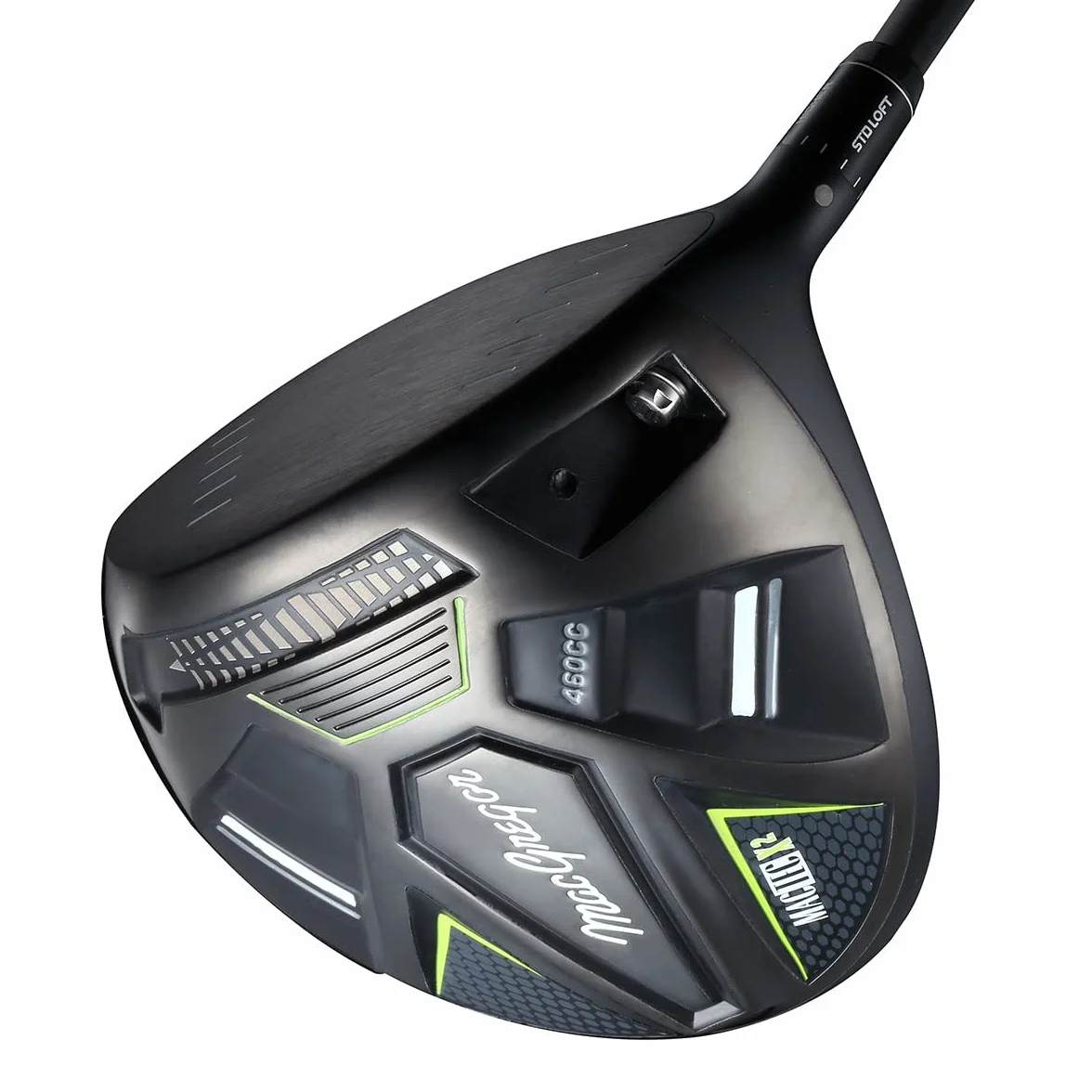 MACGREGOR Mactec X2 Adjustable Lightweight Driver Golf Club, Regular Shaft, Nero