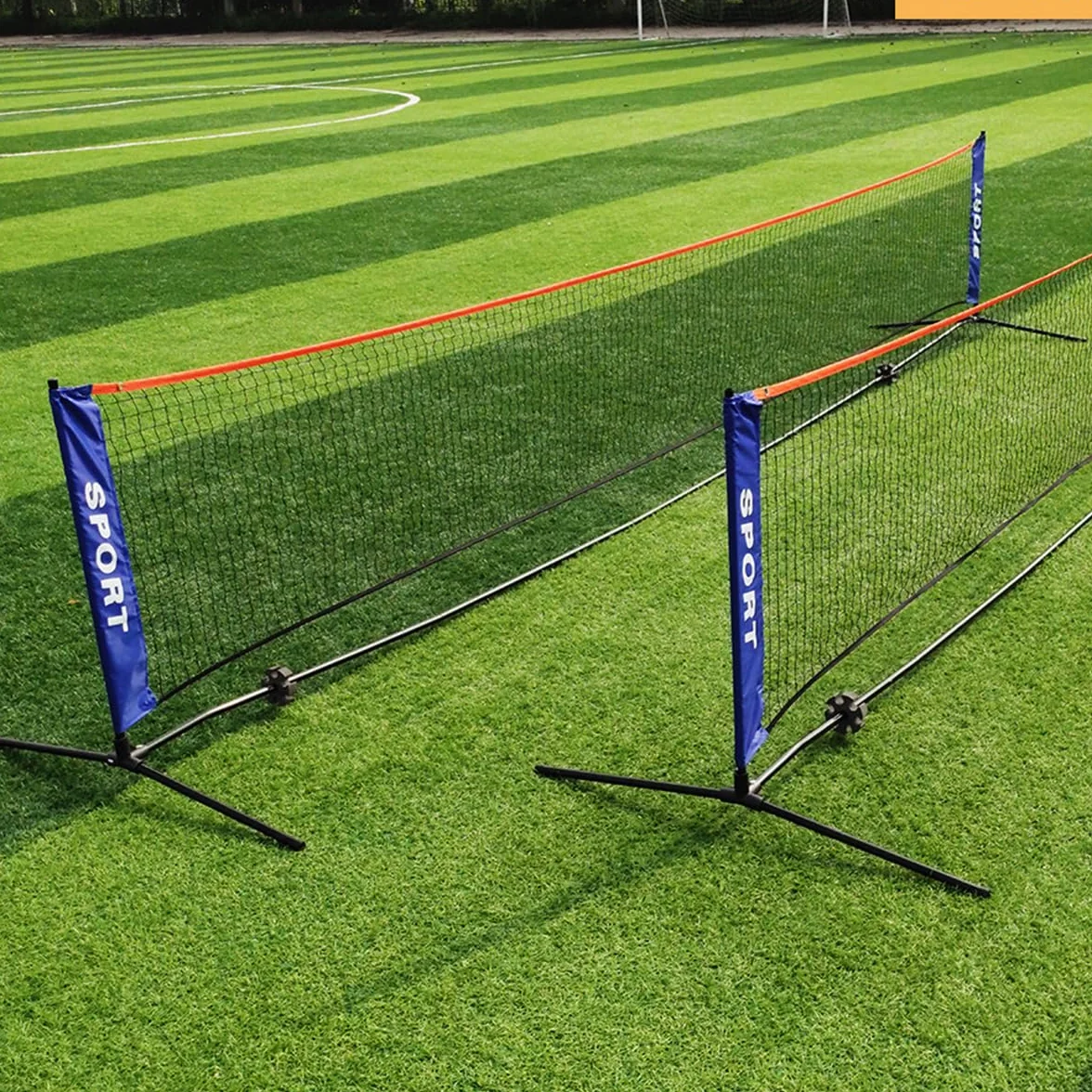 Sarini Pieghevole Rete da Tennis Portatile Allenamento Indoor Outdoor Giardino