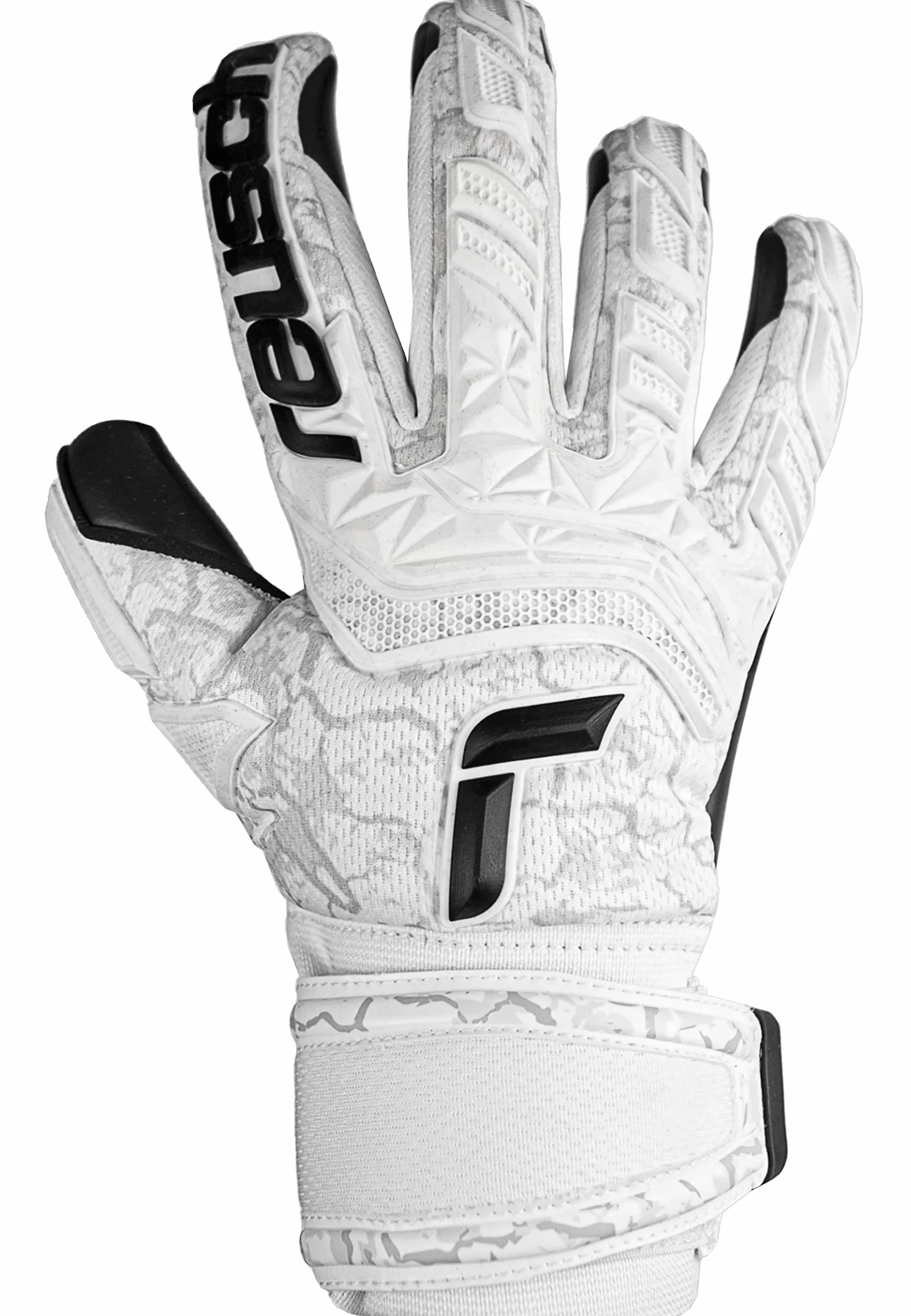 Reusch Guanti da portiere uomo adulti presa resistente traspiranti erba sintetica naturale terra battuta Taglie 7,5-11
