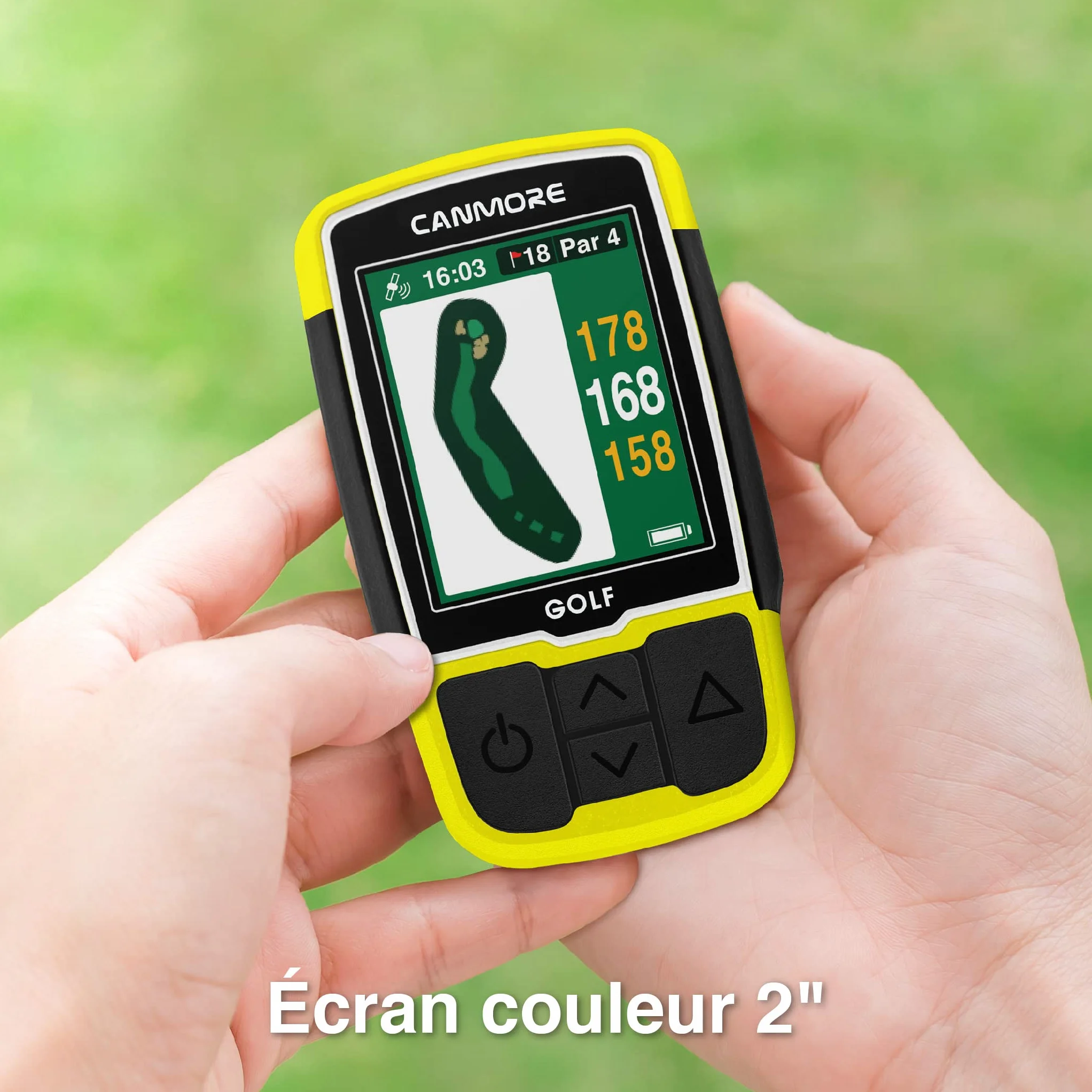 GPS da Golf CANMORE HG200 Mappa Precariata 41.000 Campi da Golf Mondiali Forme Green e Fairway Resistente all'Acqua
