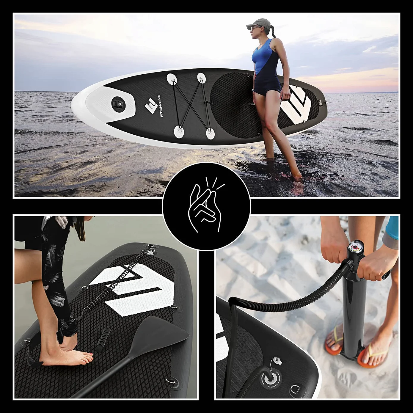 FitEngine Stand Up Paddle Board Set