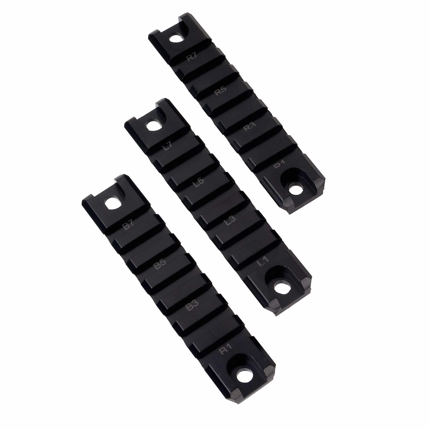 G36 Picatinny Rail 20mm Base Mount Set 3 Pezzi Alluminio per Caccia