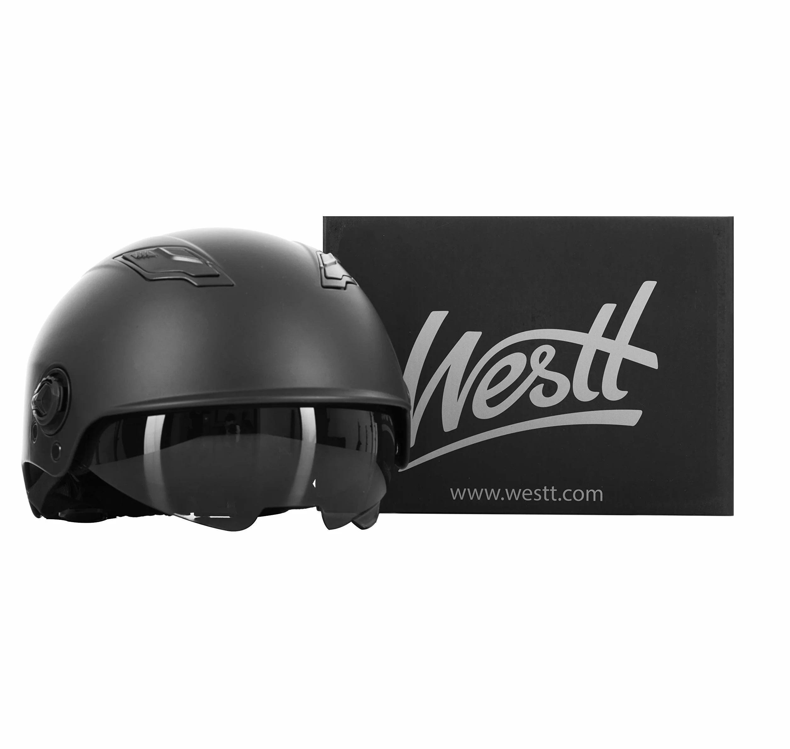 WESTT Escape I Casco da skateboard con visiera solare I Casco da skateboard leggero I Casco da BMX e bici I Casco Inliner I Uomo e donna con cinturino regolabile