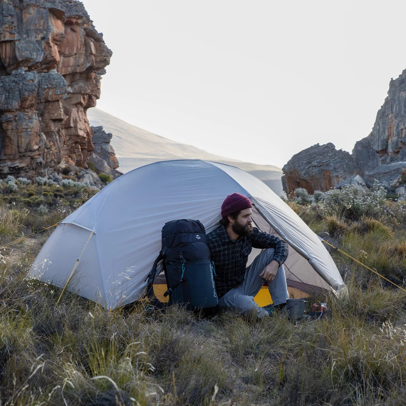 Naturehike Mongar Tenda Campeggio 2 Posti Ultraleggera Impermeabile per Alpinismo