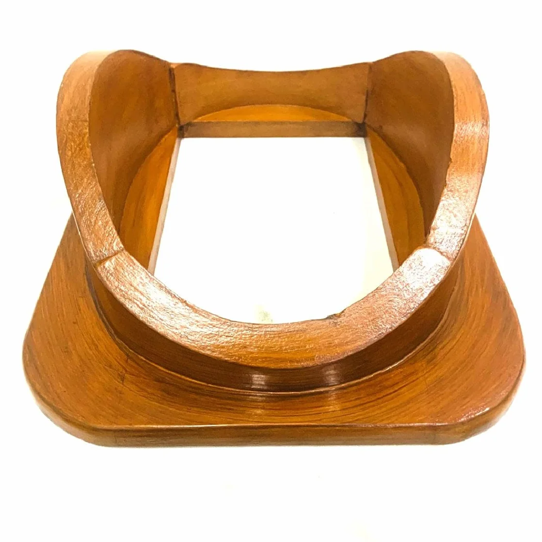 U.S Navy Mark V Supporto per Casco da Sub Marrone Base in Legno