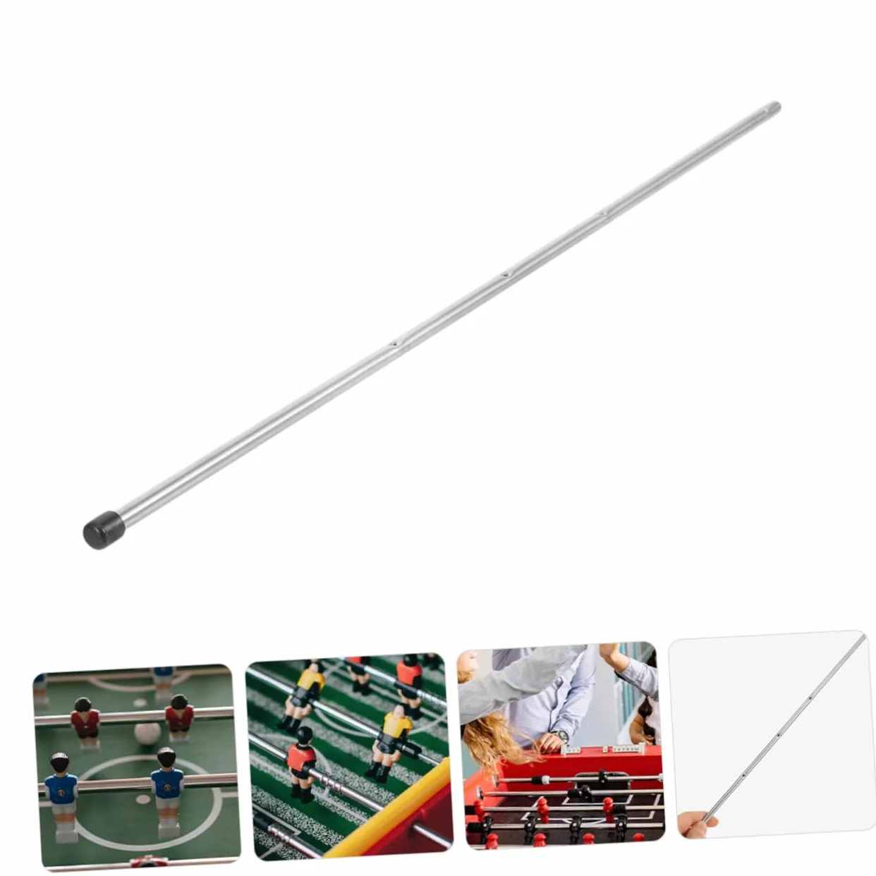 Asta Di Azionamento Per Biliardino in Metallo Maniglia Tavolo Da Calcio Balilla Accessori Compatibile Maggior Parte Dei Tavoli