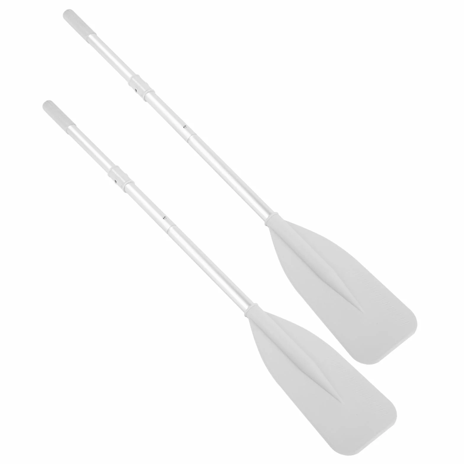Remi per Barche in Alluminio 2 Pezzi Pagaia con Set di Aste Remi per Canoa Gommone