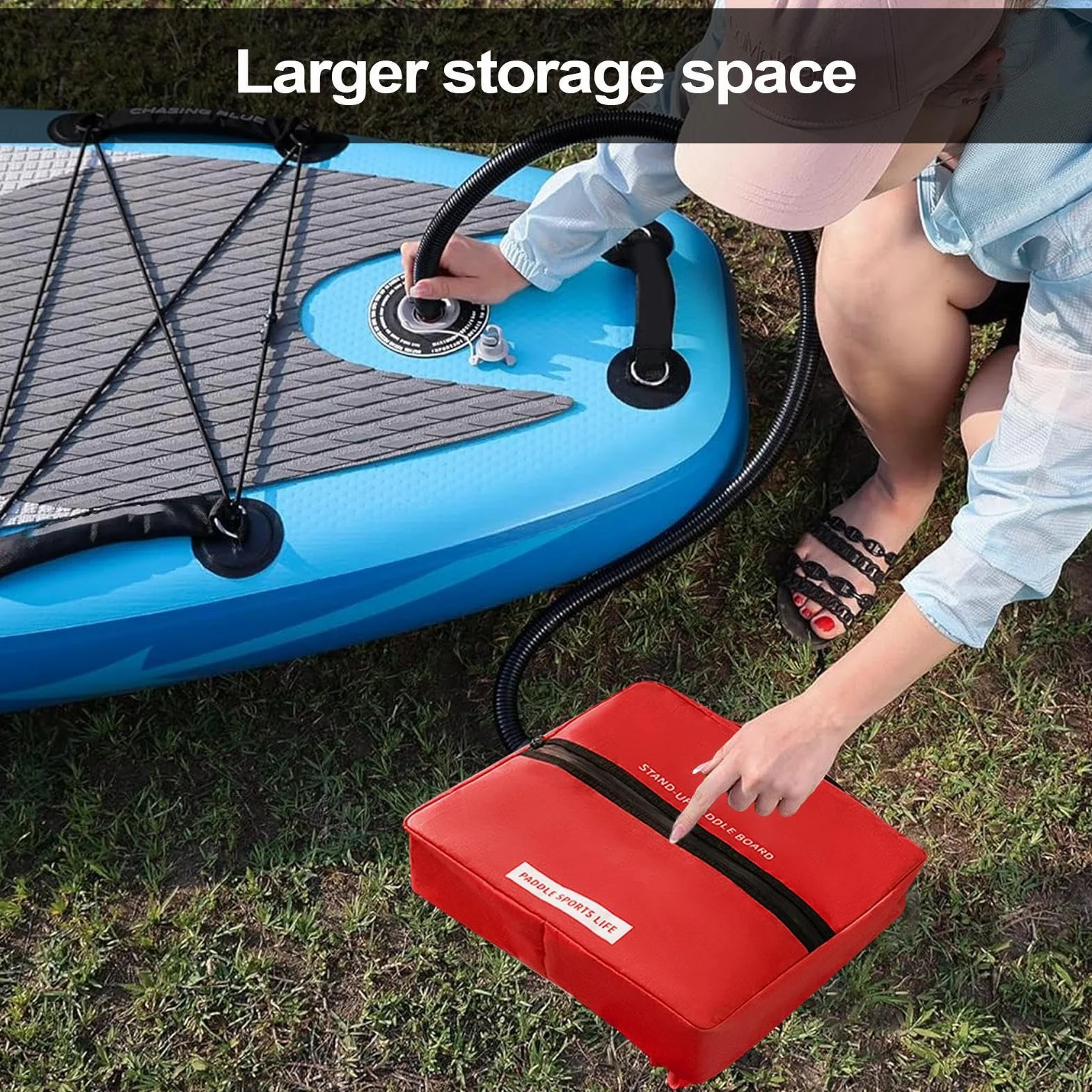 Generico Paddle Board Cooler Bag, Waterproof Insulated Deck Storage Organizer with Adjustable Straps, Large Capacity Leakproof for Paddleboarding, Kayaking