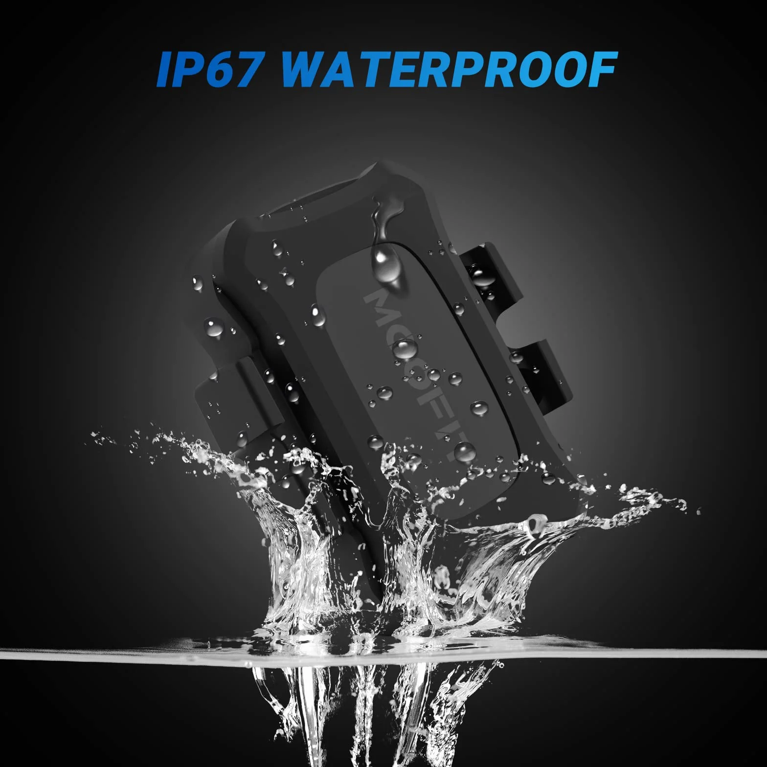 Moofit CS9 Sensore di cadenza/velocità per ciclismo Bluetooth/ANT+ IP67 impermeabile compatibile Wahoo Zwift Rouvy Peloton CoospoRide