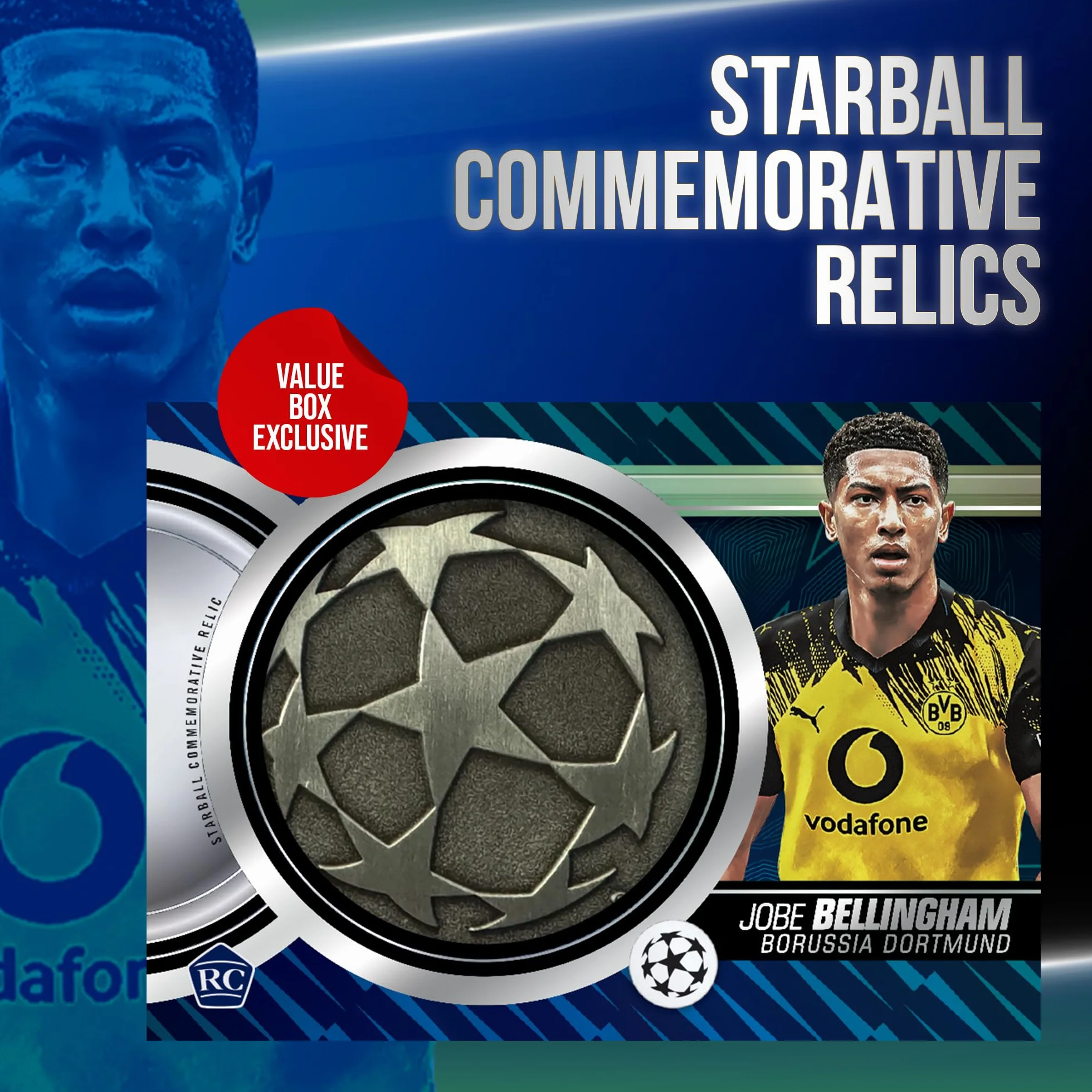 Topps UEFA Club Competitions Soccer 2025-26 Pallone da calcio