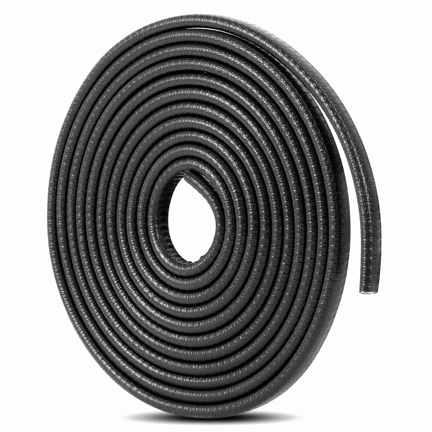 Protezione porta auto a forma di U protezione per porta auto in gomma anti-collisione proteggere per la maggior parte delle auto 4M nero