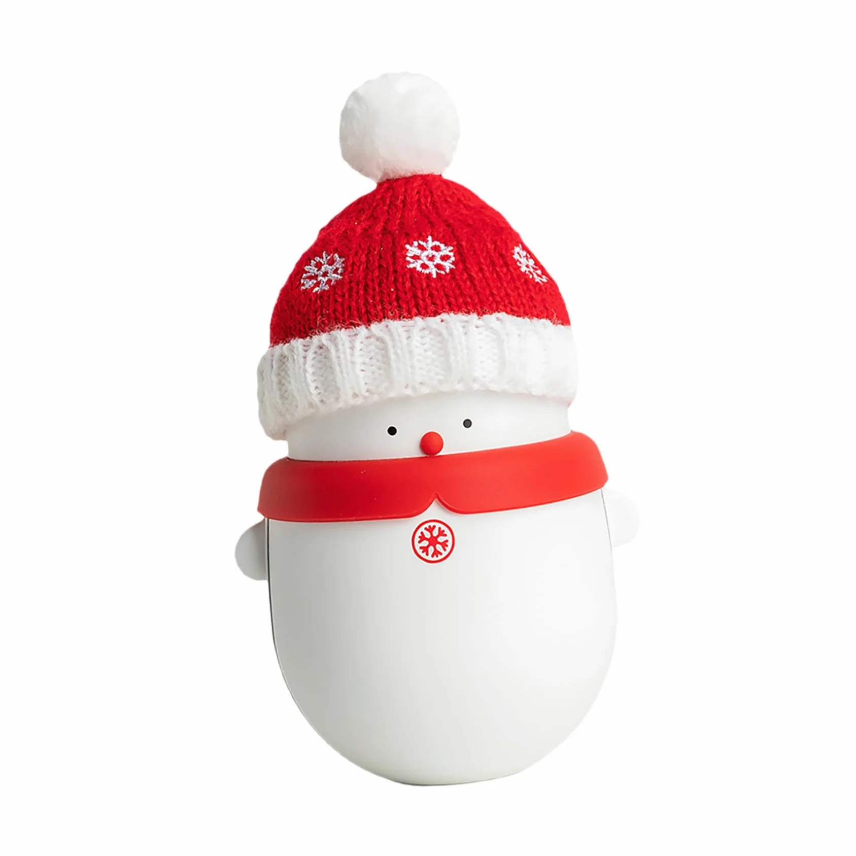1 PZ Natale Pupazzo di Neve Mano Più Caldo USB Banca di Potere Portatile Carica Tesoro