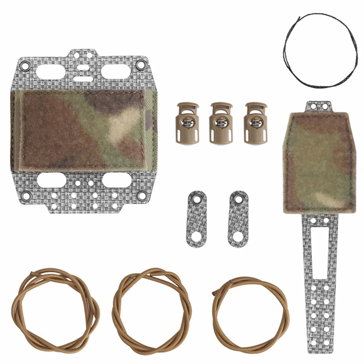 Borsa contrappeso per batteria NVG per casco Airsoft con chiusura a strappo