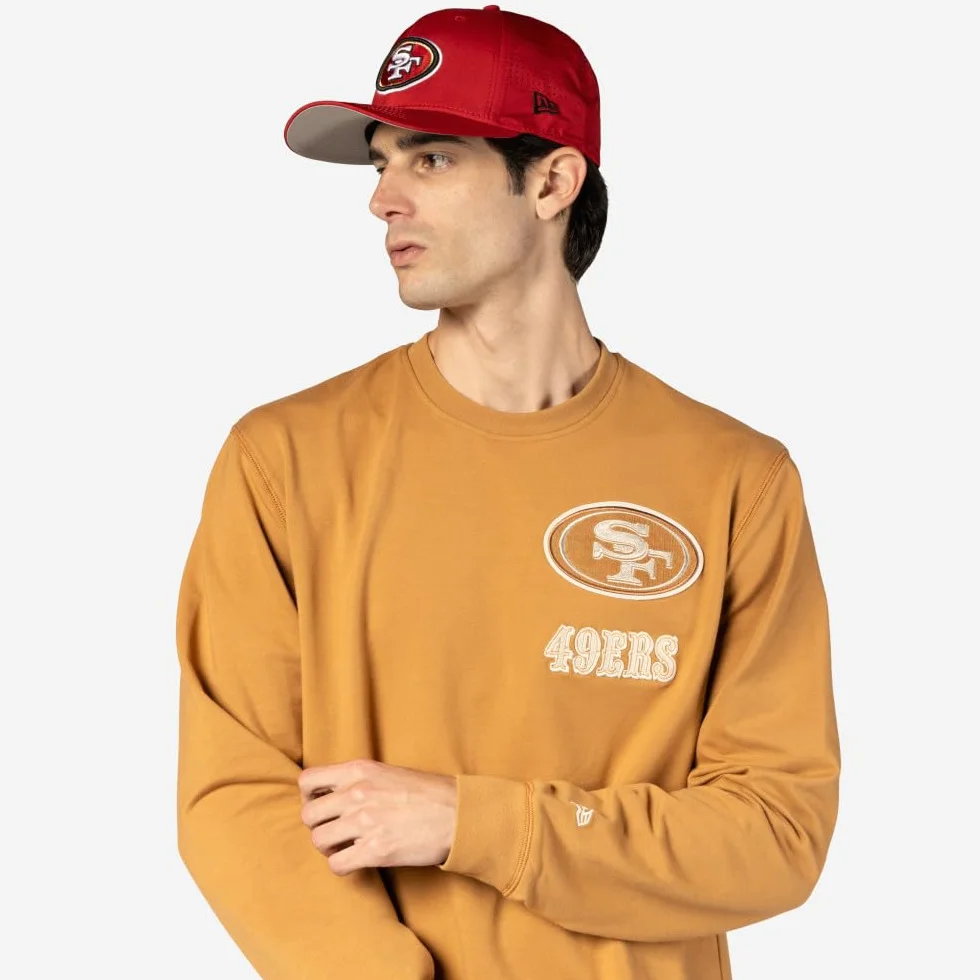 San Francisco 49ers Maglione Girocollo Unisex NFL Select Bronzo Chiaro