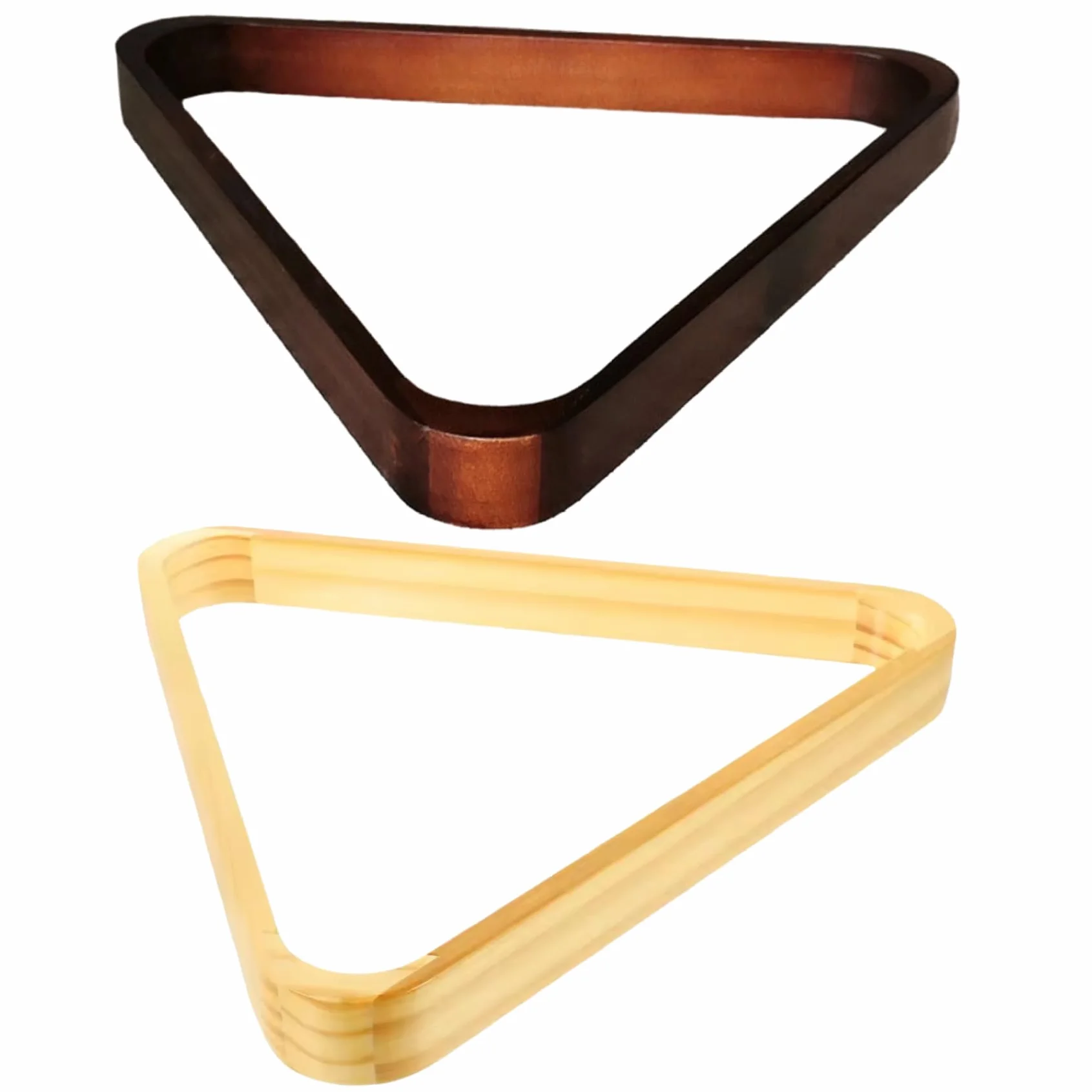 Triangolo a Rack per Piscina in Legno a 9 Palle, Accessori da Biliardo per Palline Standard 2-1/4 Pollici