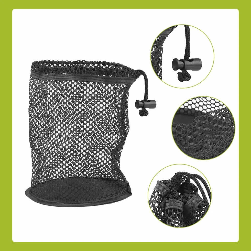 Borsa a Maglia Reti di Pallina da Golf, Cordoncino di Nylon, Accessori Golf Poke(25)