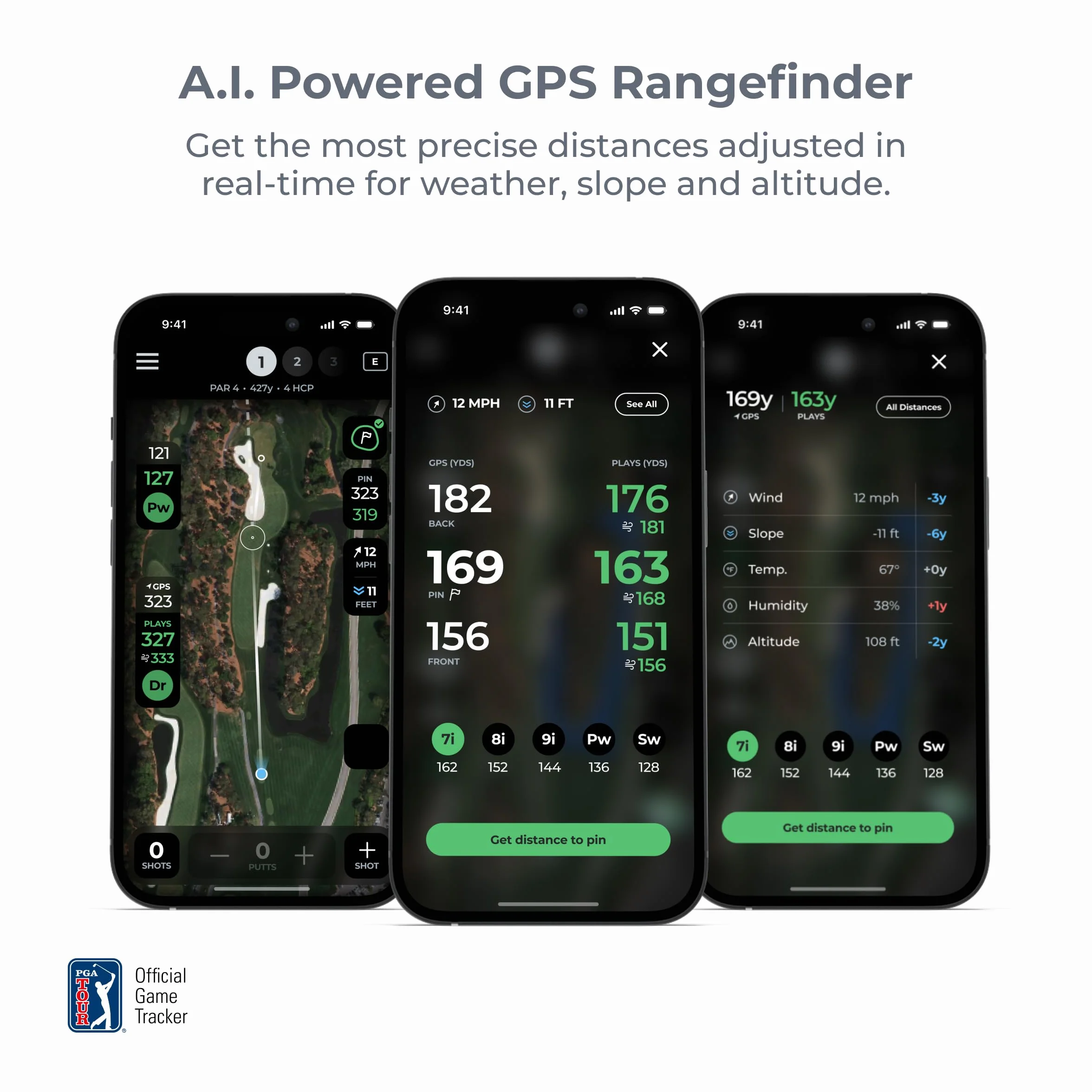 Arccos Sensori intelligenti Gen 4 Smoke: Sistema monitoraggio golf telemetro GPS AI Smart Club