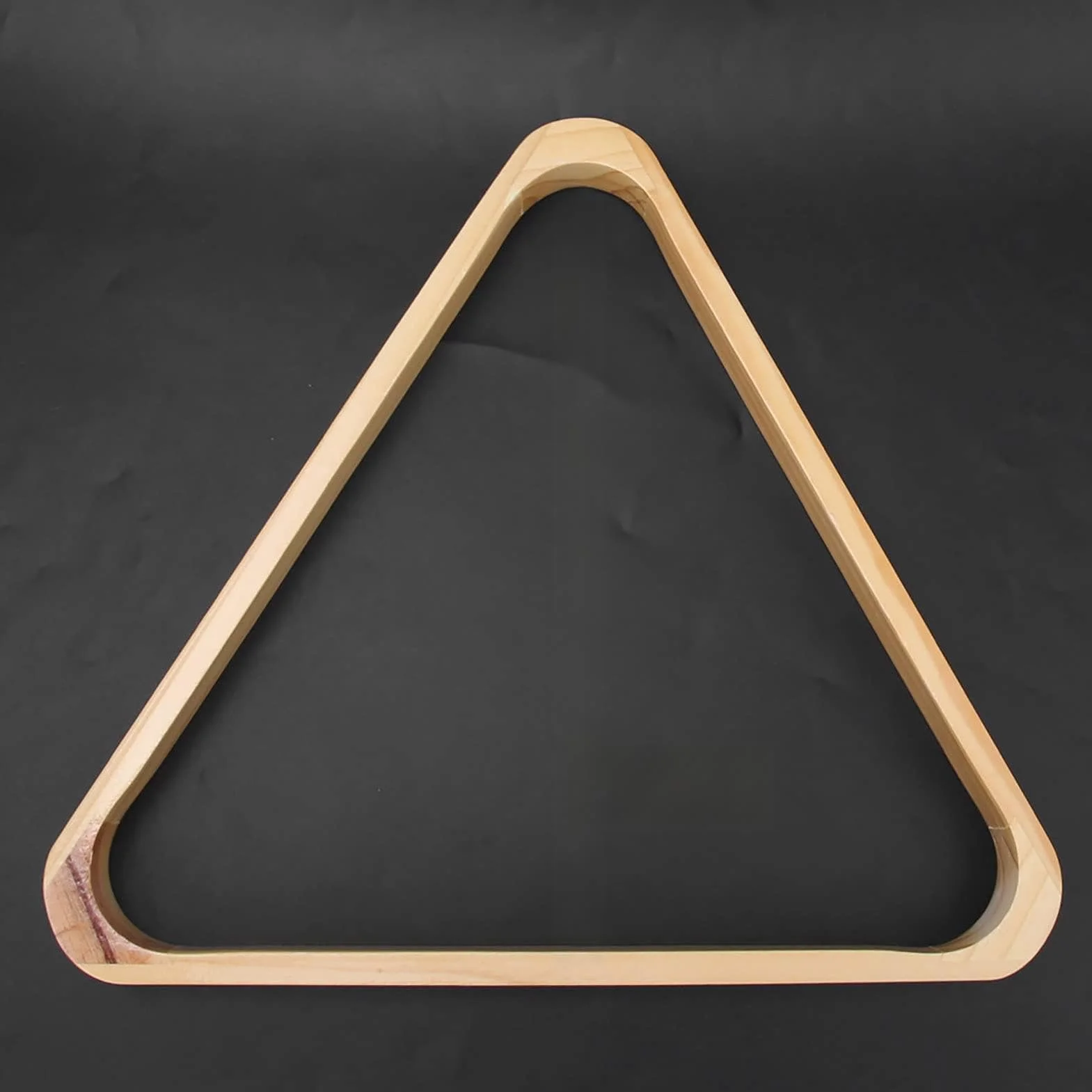 Portapalle da Biliardo Professionale in Legno Triangolo da Piscina Stile Vintage