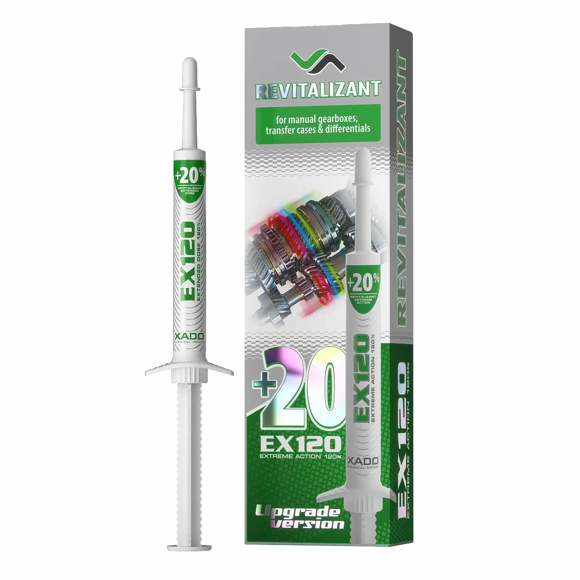 XADO Additivo per olio per ingranaggi EX120 con Revitalizant® (trasmissione manuale)