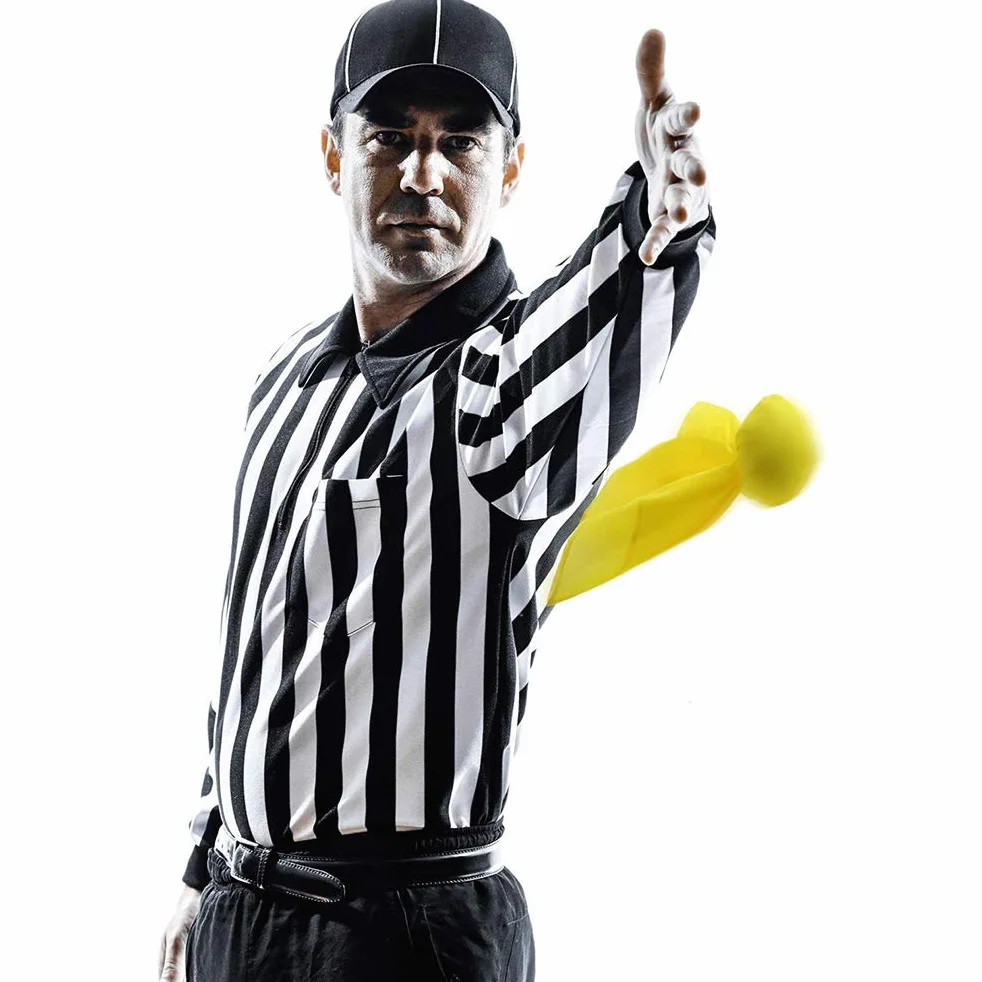 Bandiere da calcio per fallo - Set da 6