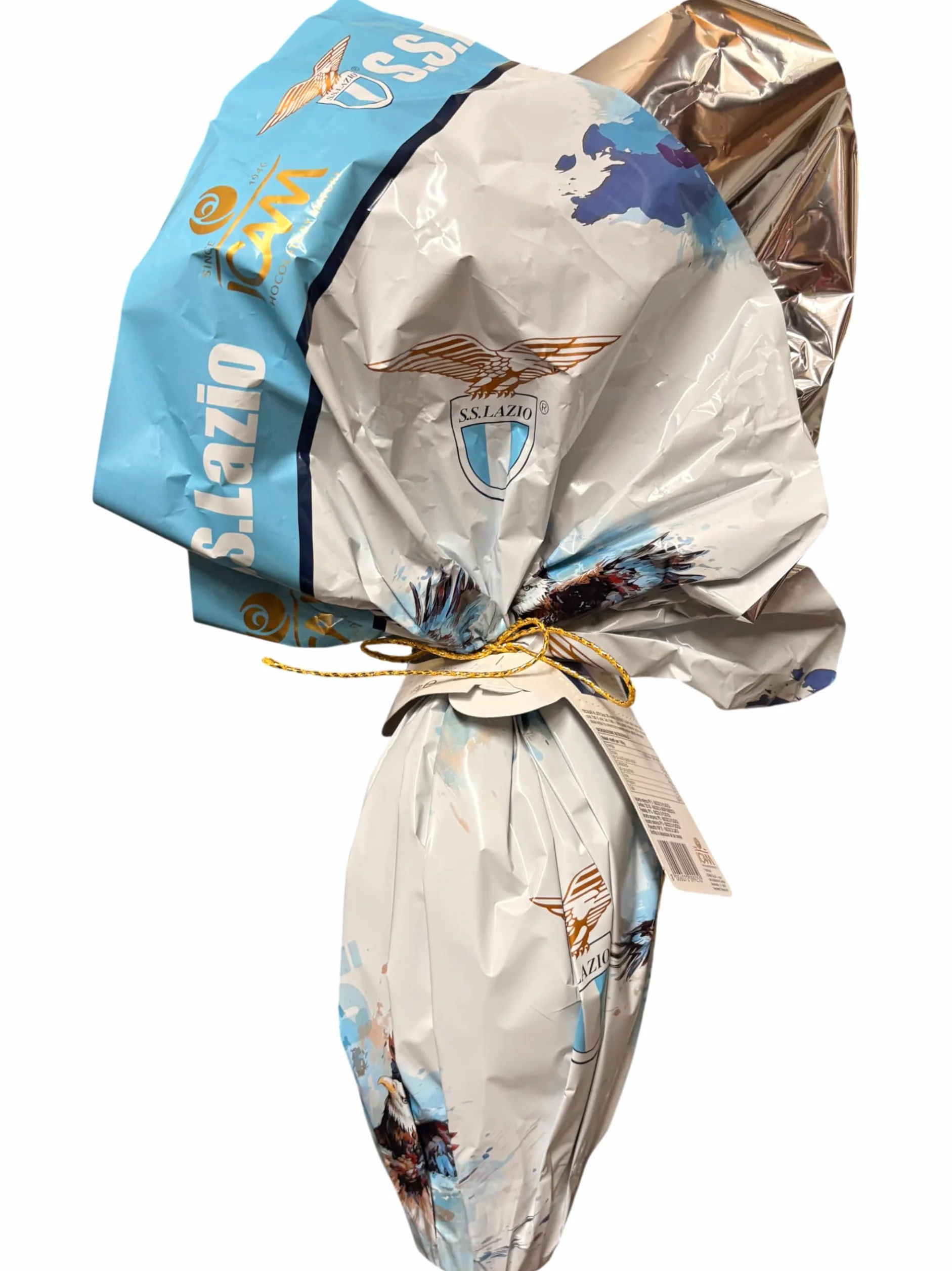 Icam Uovo LAZIO al Cioccolato a Latte con Sorpresa Ufficiale 180g
