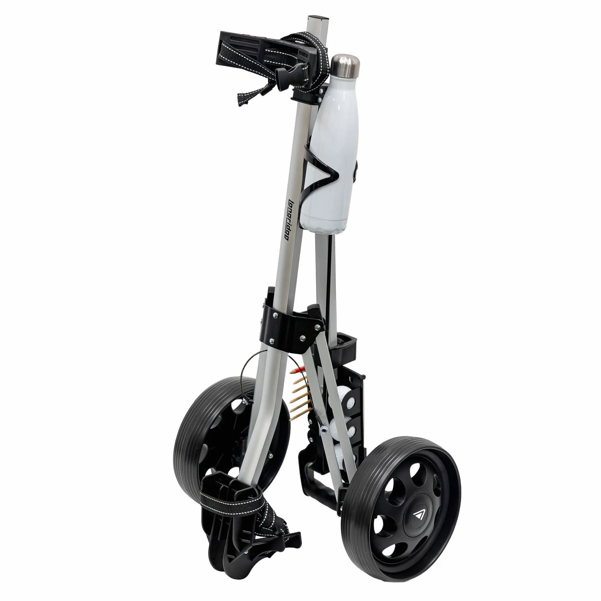 Longridge Alu Lite Carrello da golf a due ruote Argento