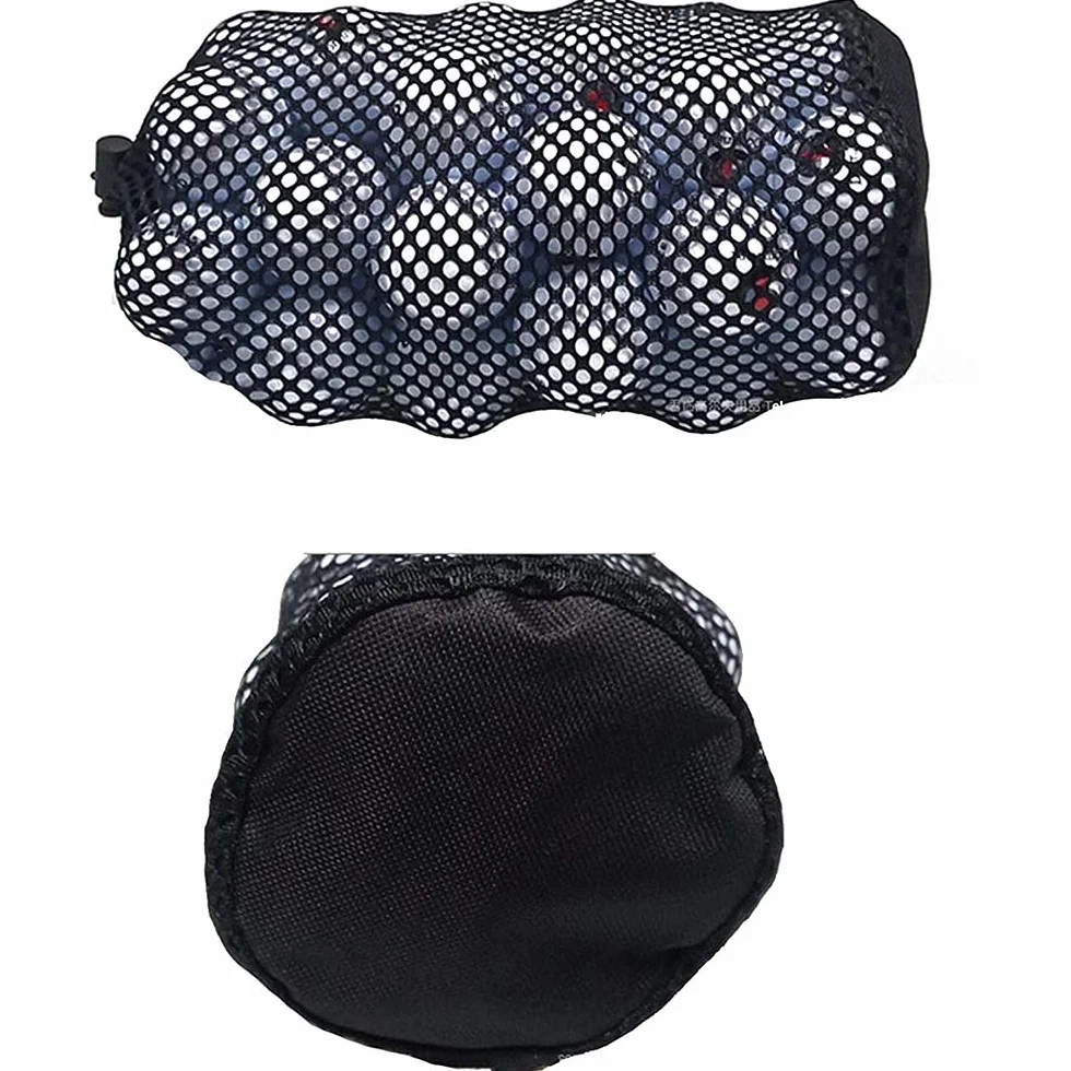 Sacca in Rete per Golf con Tasche, Borsa Porta Palline da Golf Alta Resistenza