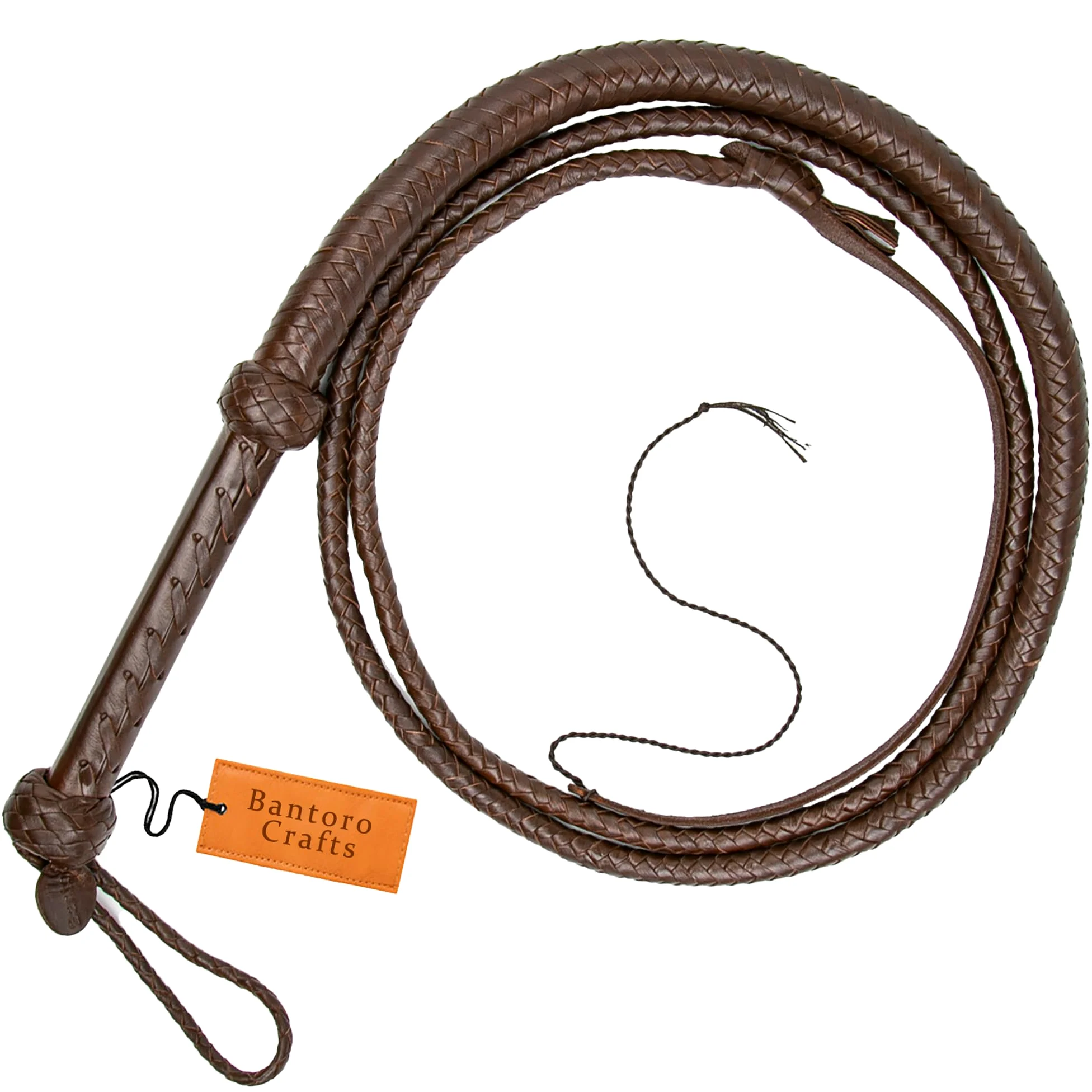 Frusta in Vera Pelle 12 trecce Fili Pelle Intrecciata Nero Equitazione equestre Frusta Forte e schioccante Raccolto di Equitazione
