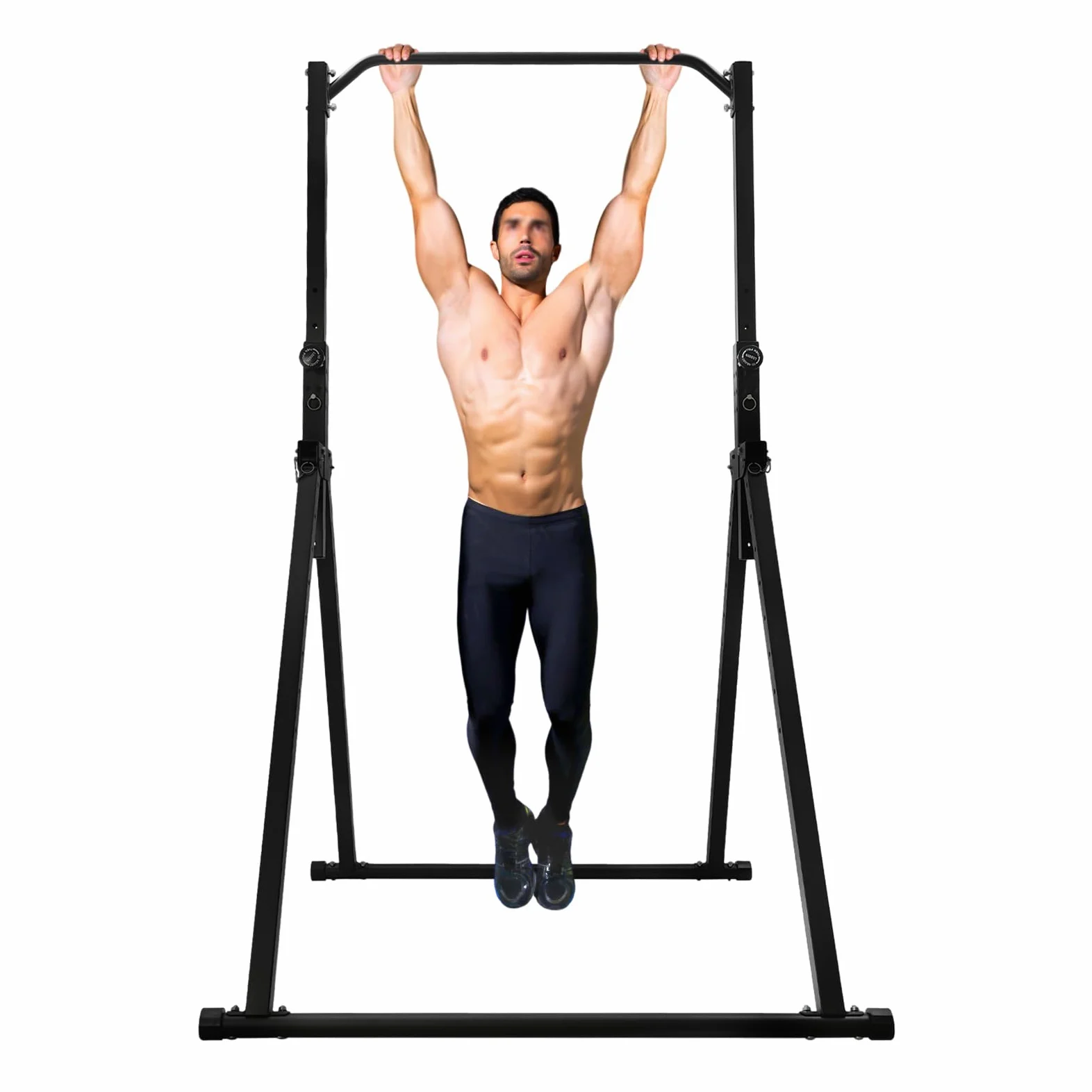 Barra per trazioni regolabile da 175 cm a 230 cm per bodybuilding, calistenica, Home Gym – Barra per trazioni autoportante con supporto e senza fissaggio in acciaio, supporta fino a 200 kg di carico