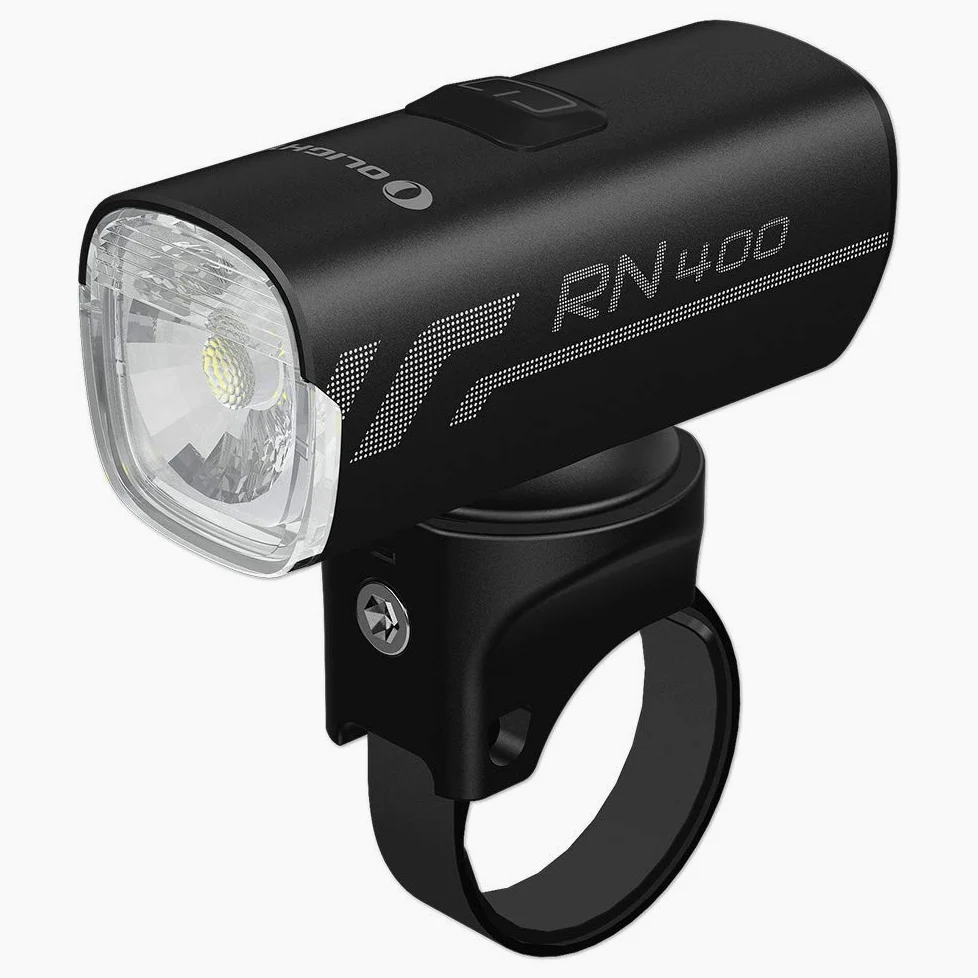 OLIGHT RN 400 Luce Bici Luce Anteriore della Bicicletta, Bici fari 400 Lumen Ricaricabile Impermeabili IPX7 Luci Bici, Luce Bici Anteriore 5 Modalità Super Luminoso Led Ciclo Faro per Bici Strada