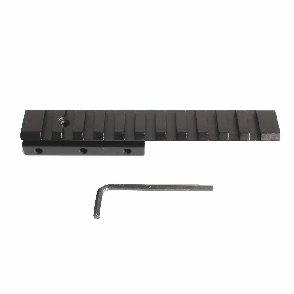 NOGA Tattico 12.5cm Dovetail Adattatore da 11mm a 20mm per Picatinny Rail