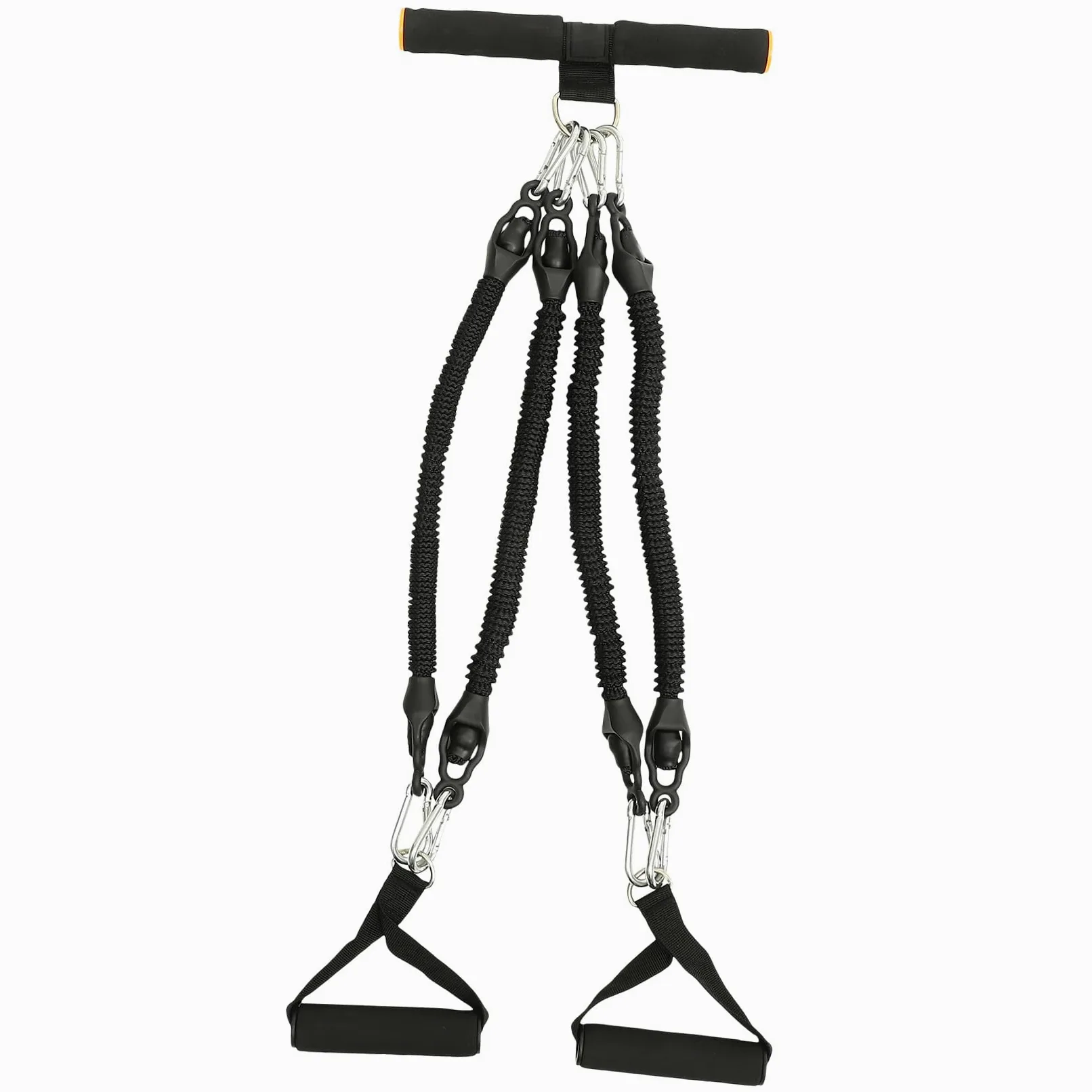 Alipis Corda Elastica per Esercizi con Pedale Resistente e Trazione Multifunzionale per Allenamento Addominali e Fitness in Casa