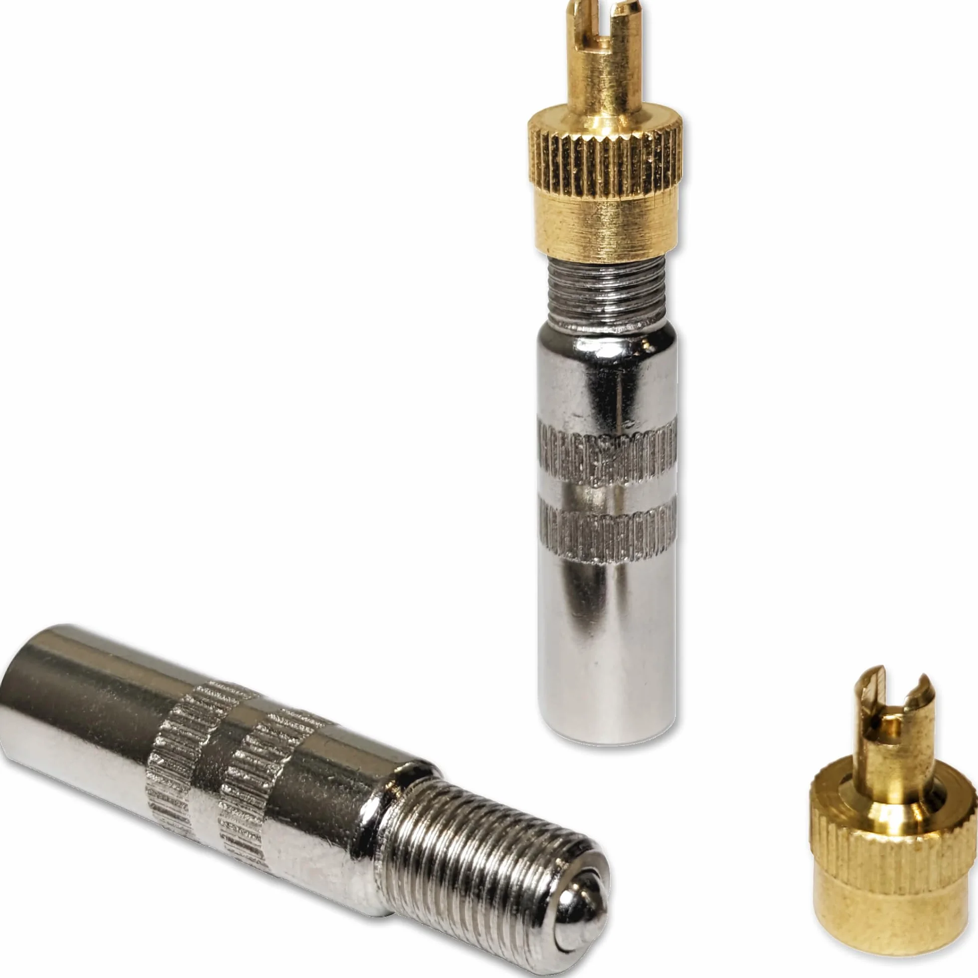 MOOVMOOV Prolunga Valvola Estensione Pneumatico da 4 cm - Estremamente Pratica per Accesso Difficile con Piccolo Smontagomme Integrato - Uso Perfetto per Monopattino Elettrico Dualtron e Xiaomi