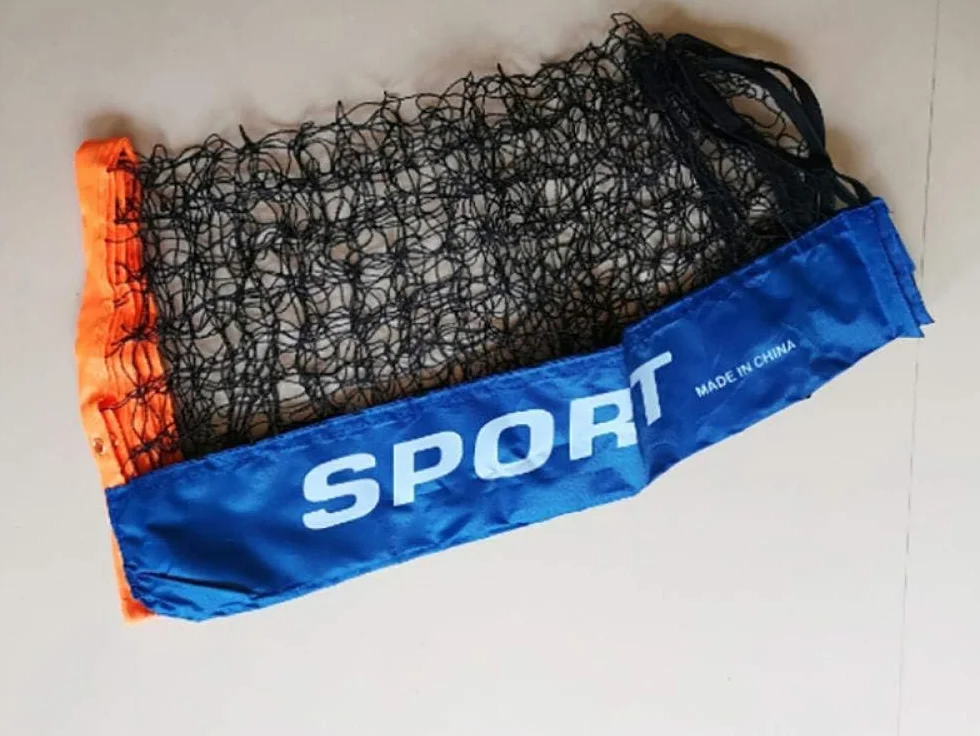 Rete da tennis portatile 3-6 m, multi-sport per badminton, pallavolo, senza telaio, da giardino